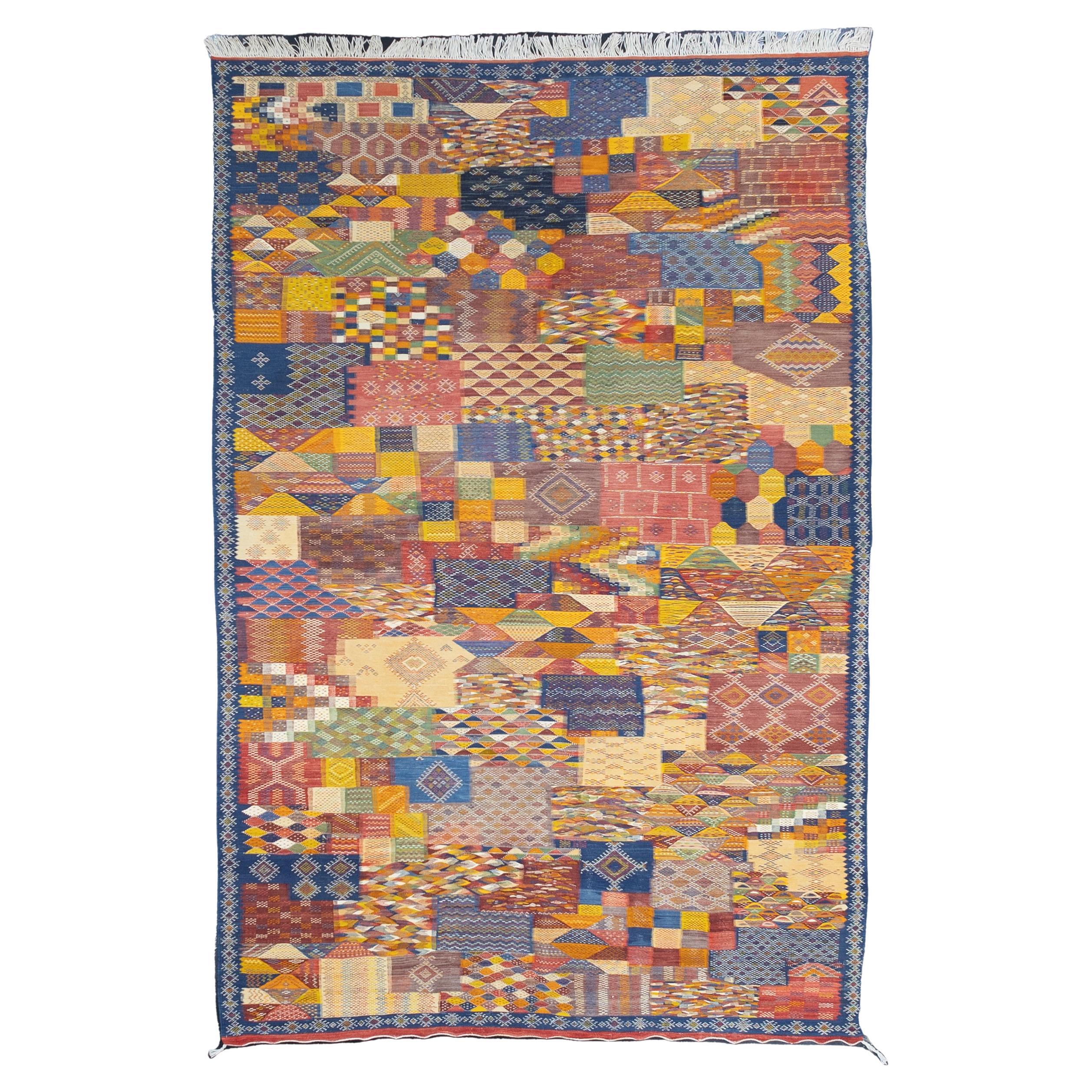 Fine Vintage Moroccan Wool Rug 6’6” x 10’0"