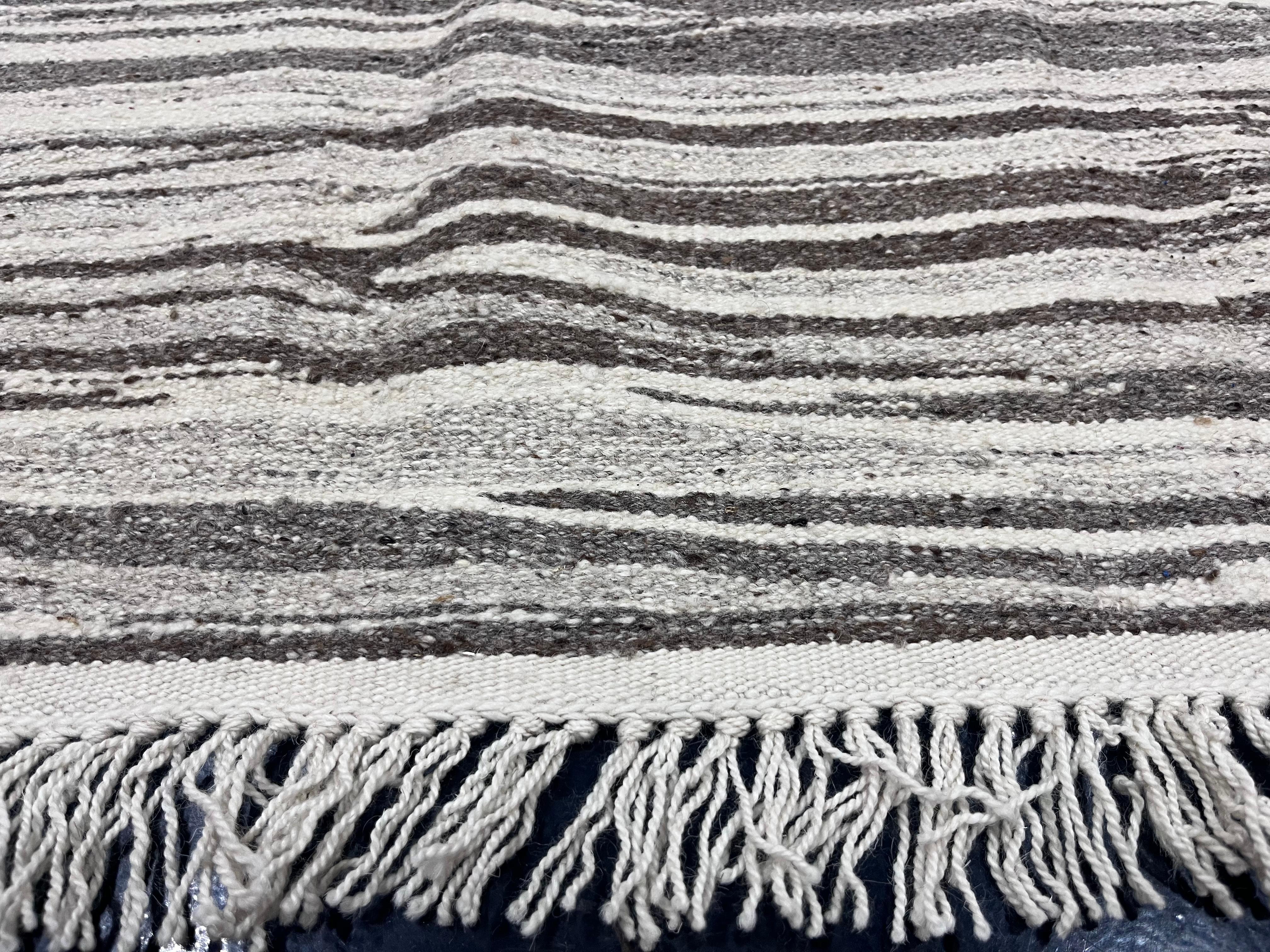 Alfombra Vintage de Lana Marroquí 7'10