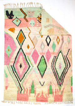 Tappeto in lana marocchina vintage 9'5" x 13'4"