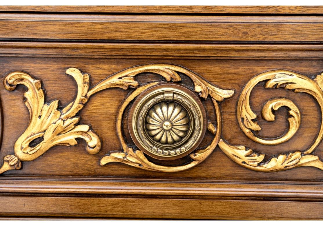 Belle commode néoclassique vintage avec dessus en marbre par Karges en vente 5