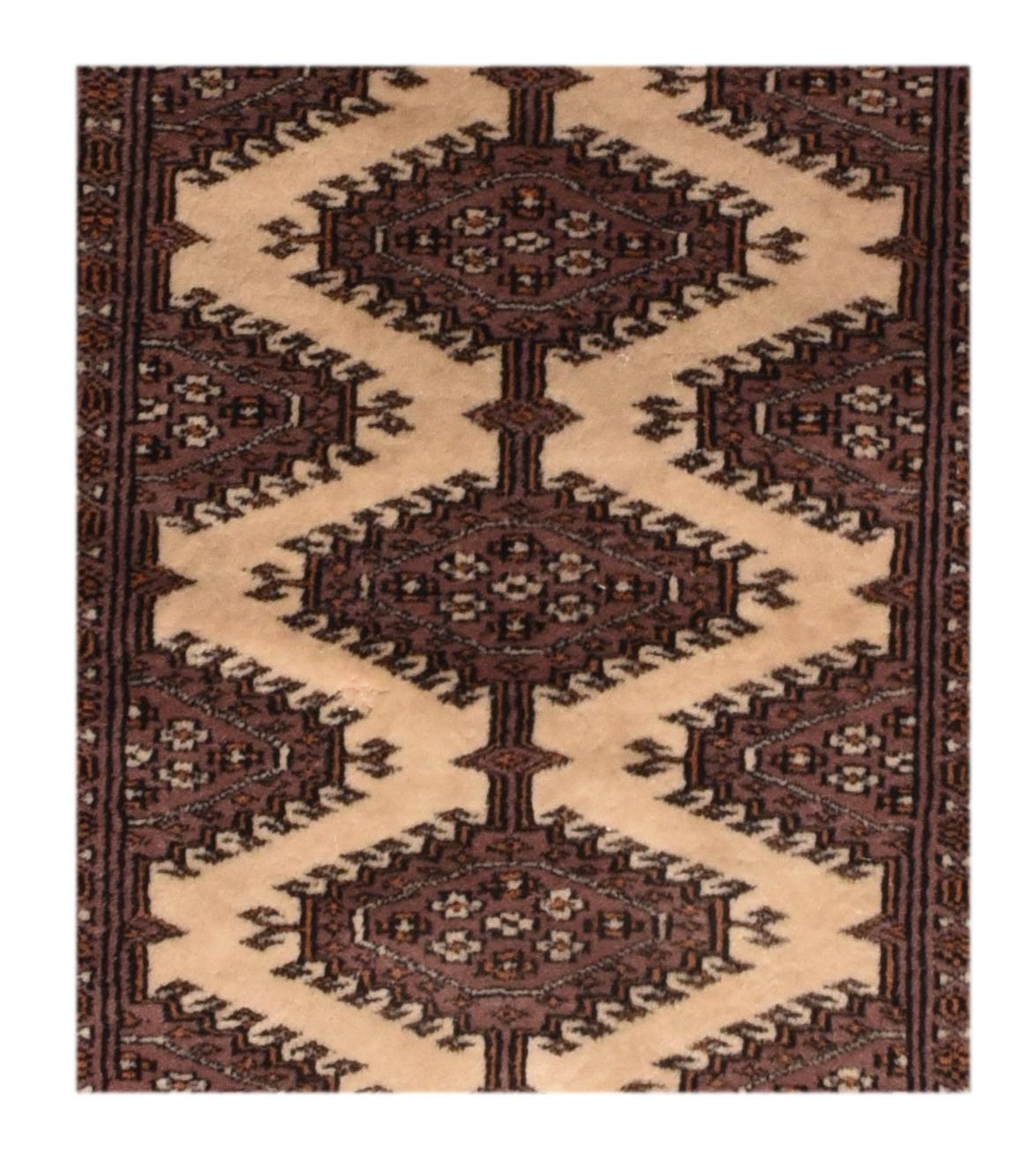 A Pakistani rug (Pak Persian rug or Pakistani carpet) is a type of handmade floor-covering textile traditionally made in Pakistan.

Bokhara
Ghiordes (Turkish) knot, geometric Tekke design. Pakistani Bokhara rugs are woven in many colors, ranging