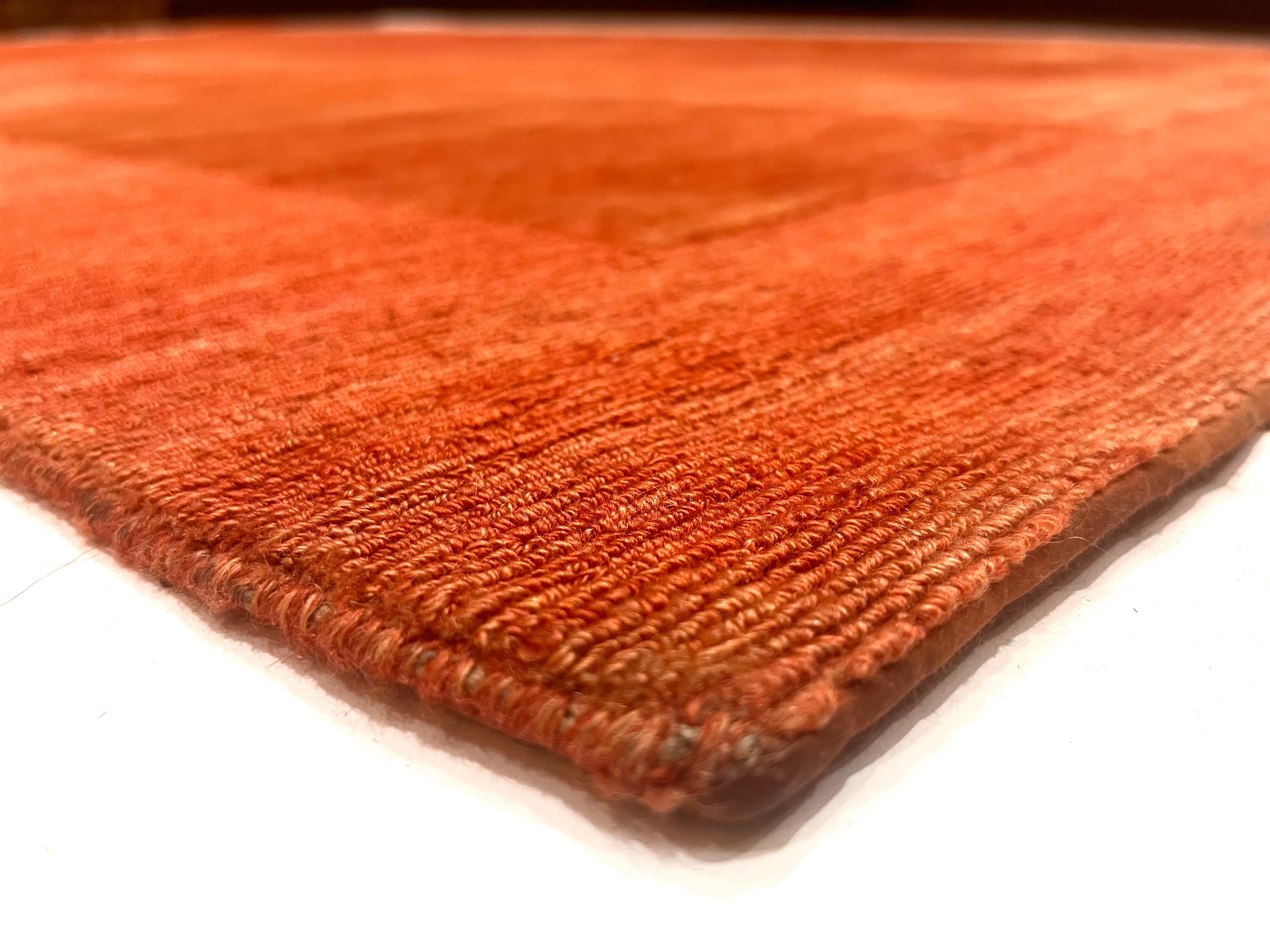 Feiner Vintage-Perser Gabbeh-Teppich 6'0 x 8'11 im Zustand „Hervorragend“ im Angebot in New York, NY