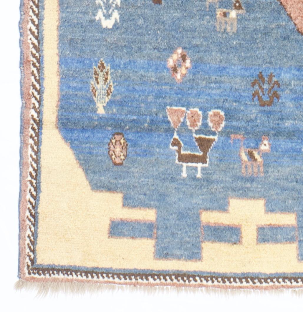 XX secolo Tappeto Gabbeh persiano vintage 6'1
