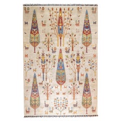 Fine Vintage Persian Gabbeh Rug 6'8'' x 9'9''