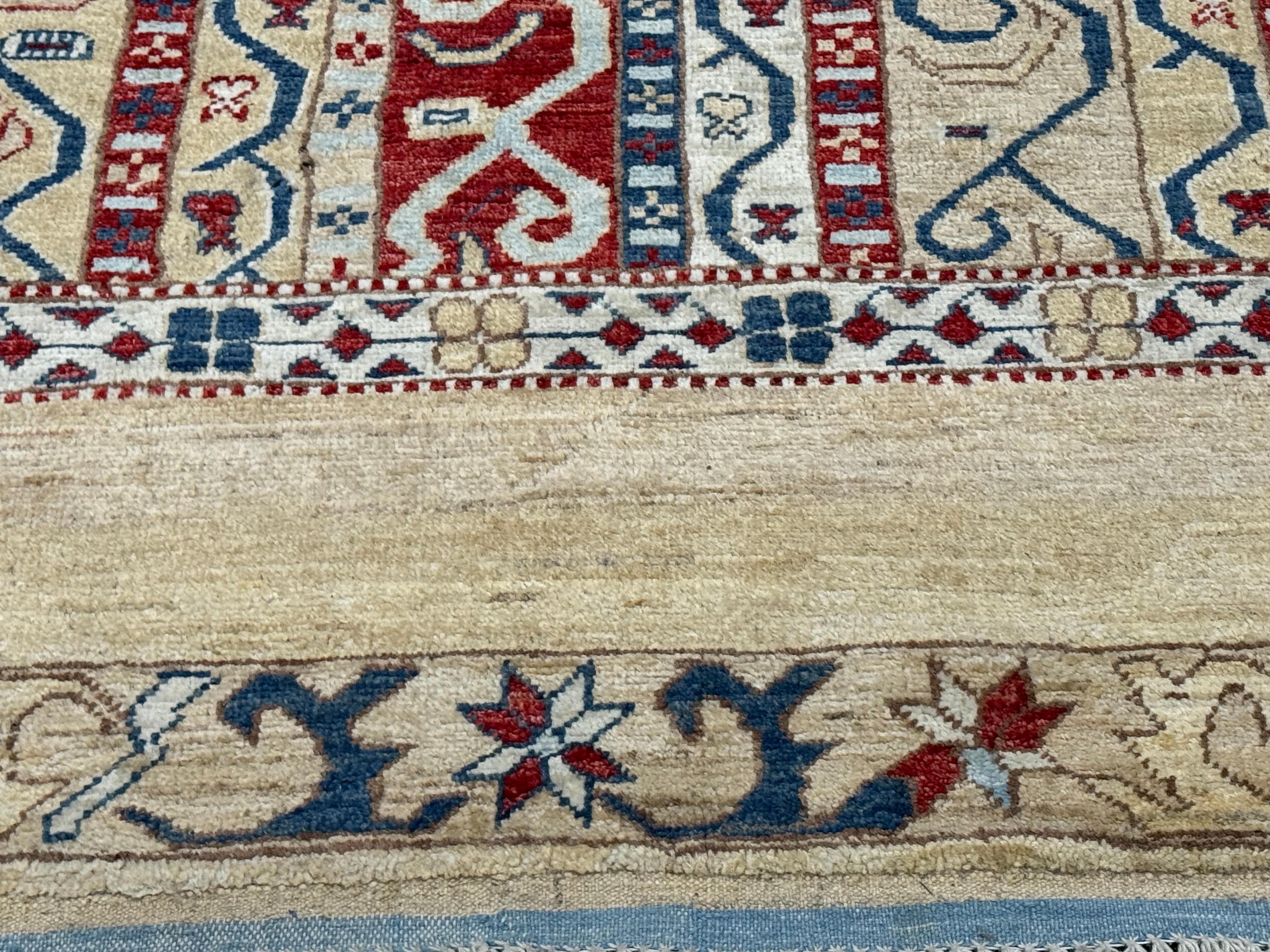 Feine Vintage Persisch Gabbeh Wolle Teppich 5'3