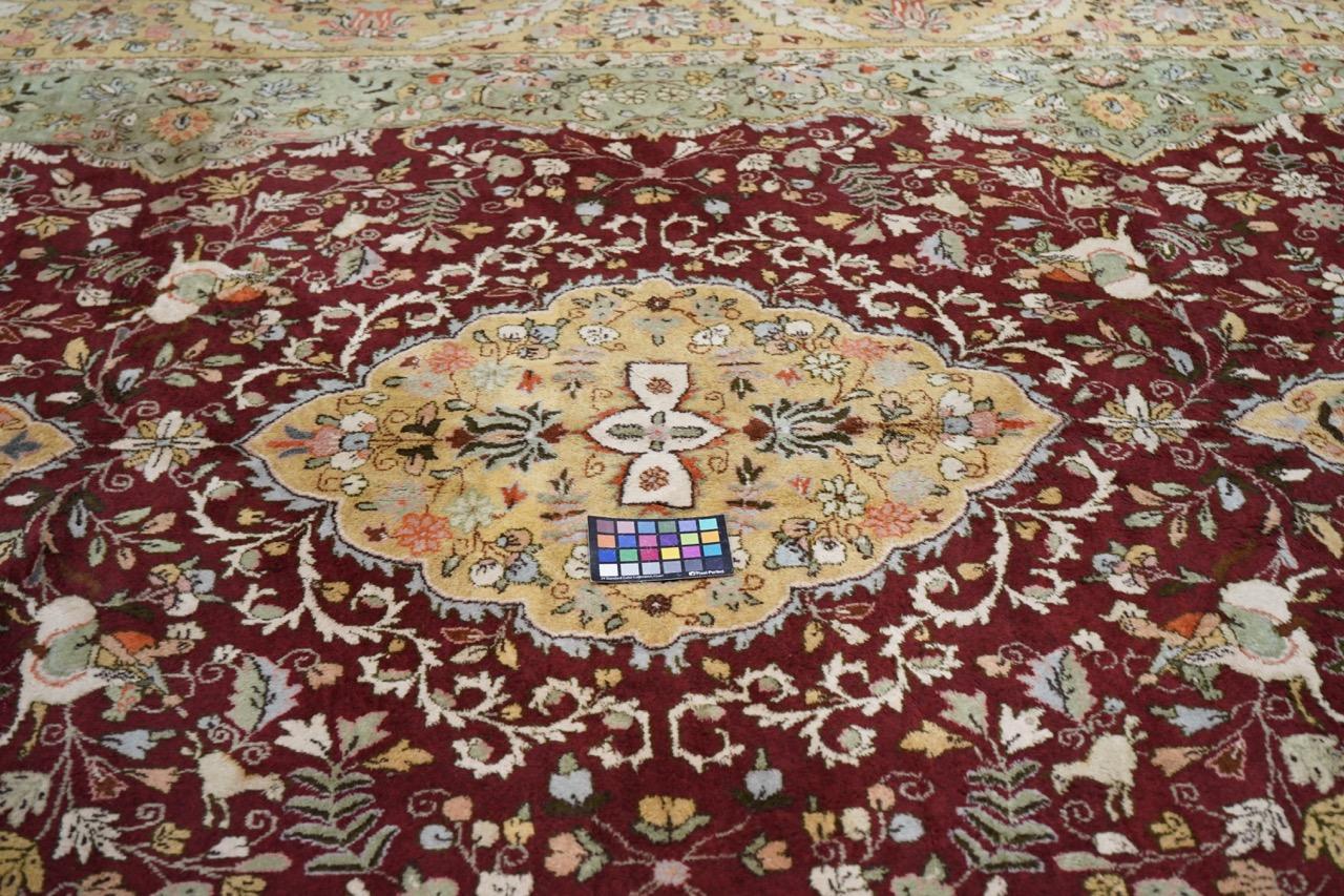 Tappeto Tabriz persiano vintage 9'9