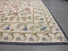 Fine Vintage Portuguese Needlepoint Carpet