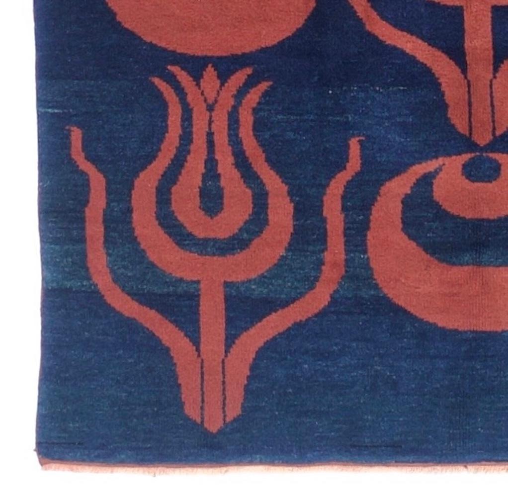Feine Vintage skandinavischen quadratischen Kilim Teppich 5'2 x 5'6 im Zustand „Gut“ im Angebot in New York, NY