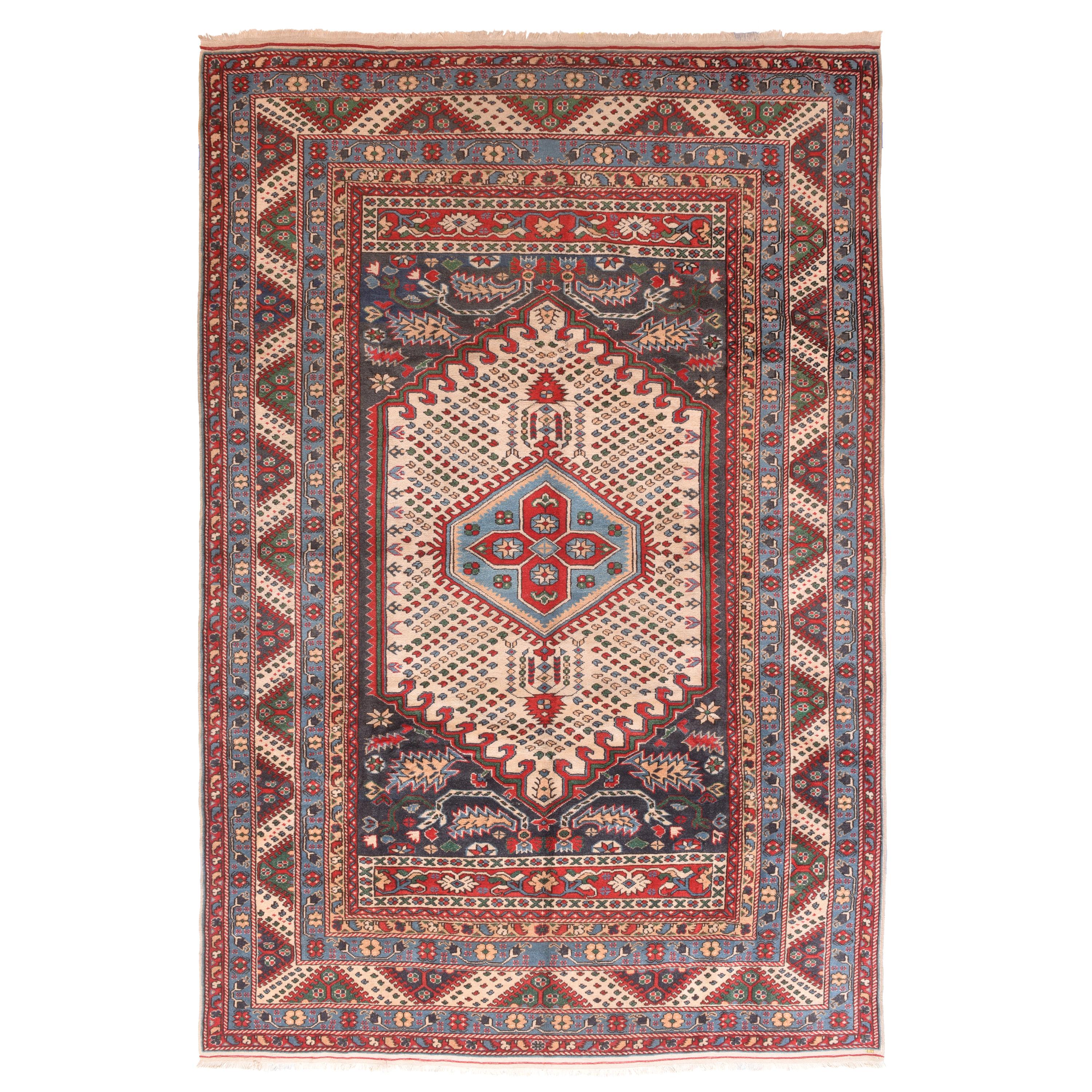 Vintage Caucasian Rug For Sale at 1stDibs