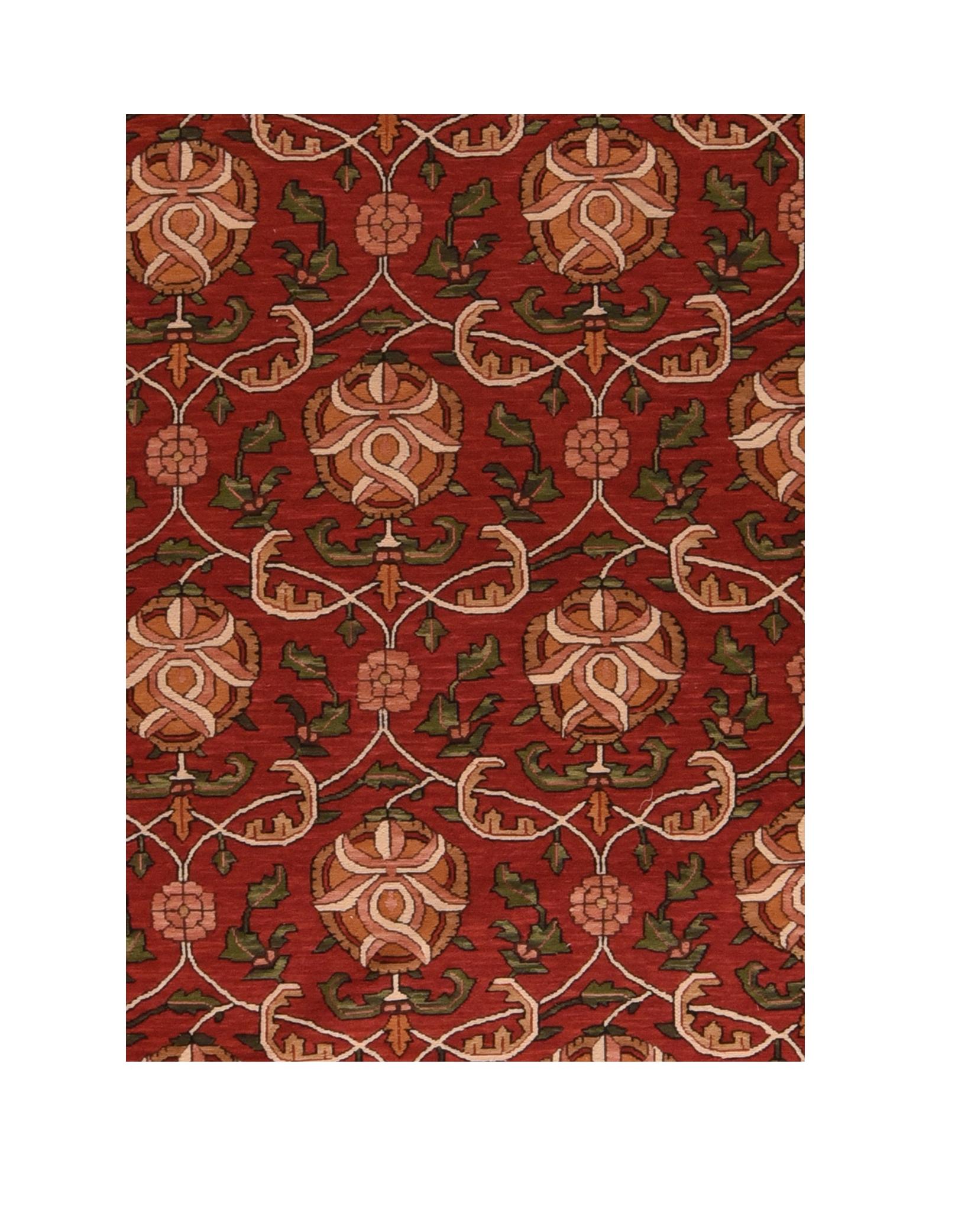 Sumak (also spelled Soumakh, Sumak, Sumac, or Soumac) is a tapestry technique of weaving strong and decorative textiles used as rugs and domestic bags. Baks used for bedding are known as Soumak Mafrash. Sumak is a type of flat-weave, somewhat