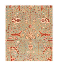 Sumak Area Rug, Flat-Weave Hand Knotted, circa 1970s