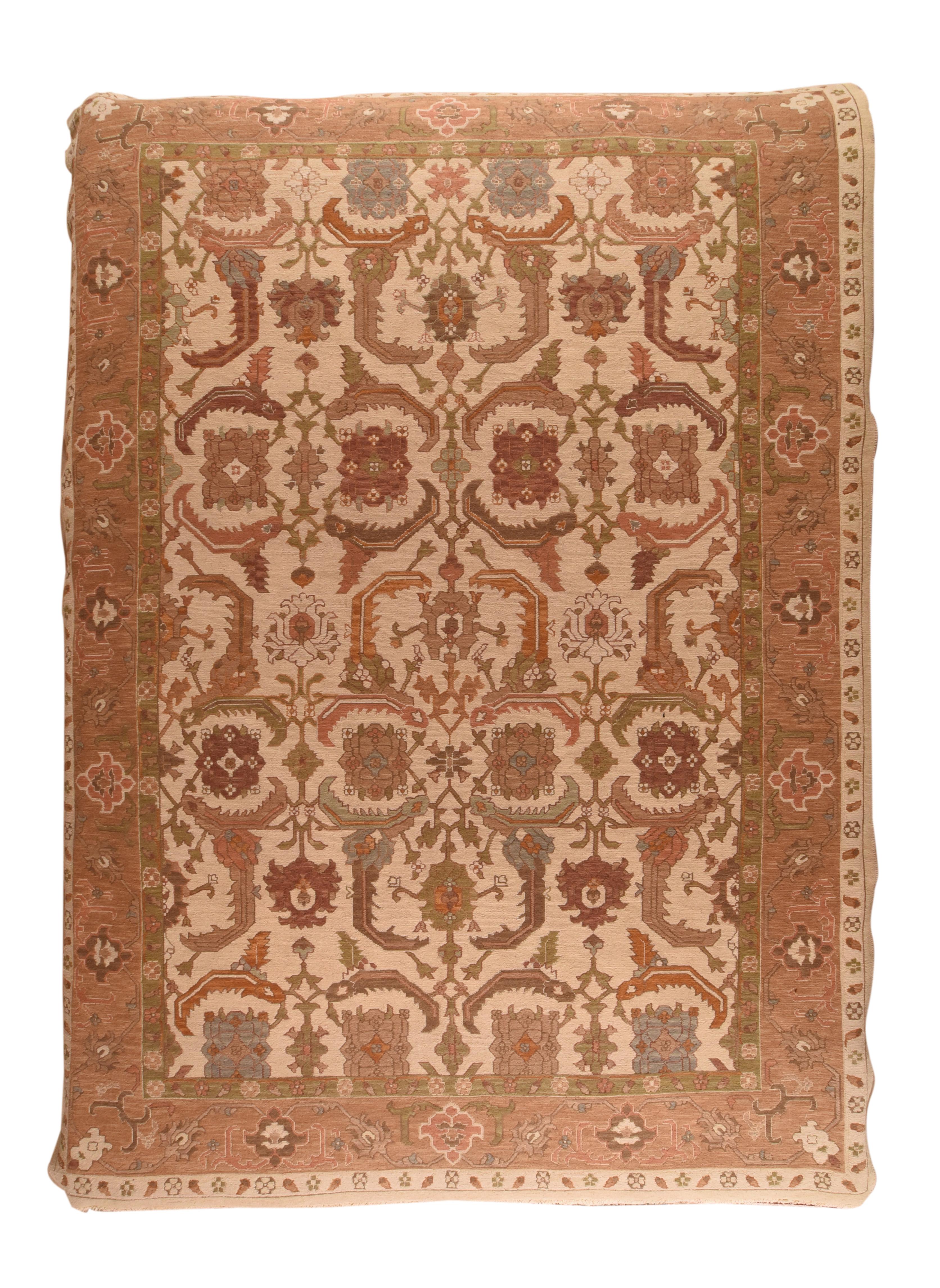 Hand-Knotted Sumak Manchoria Rug 10' x 14' For Sale