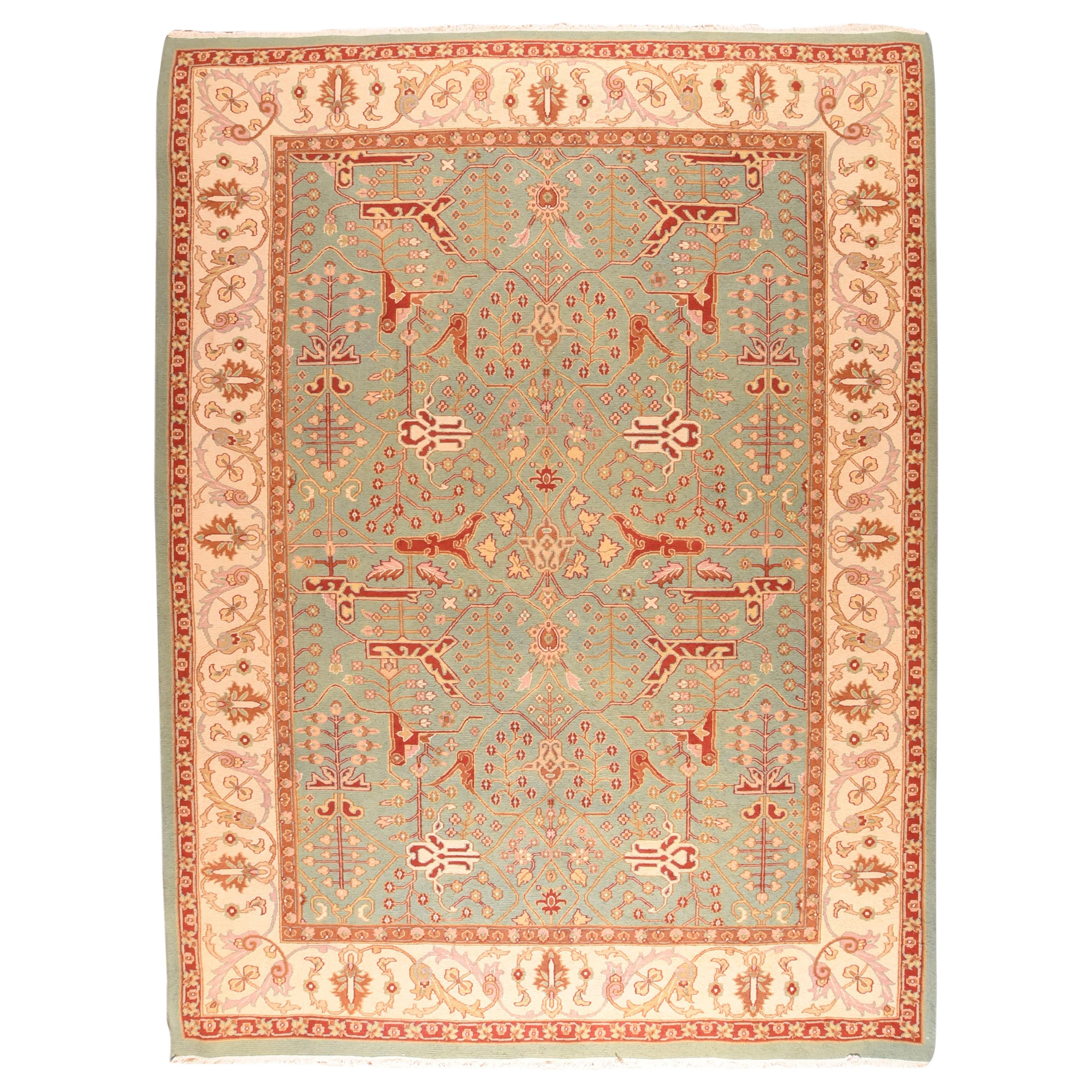 Sumak Area Rug, Flat-Weave Hand Knotted, circa 1970s