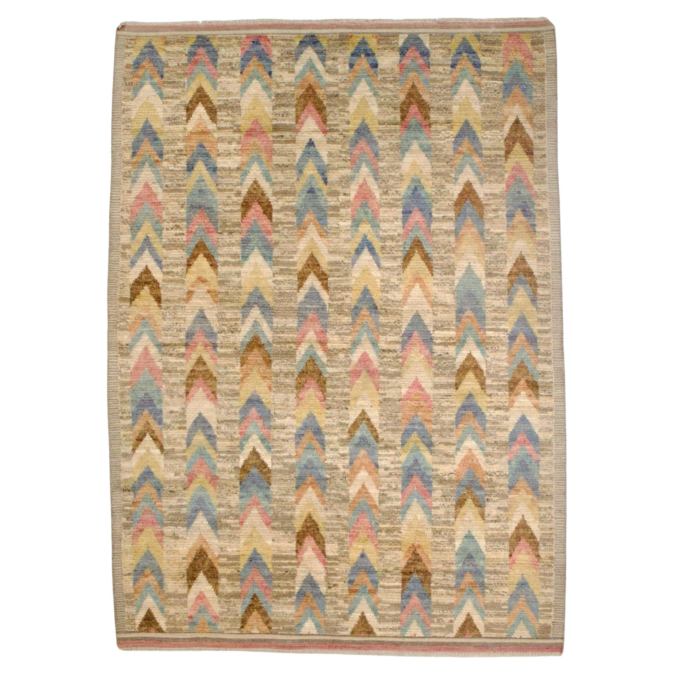 Fine Vintage Swedish Designer Rug 5’1" x 7’3"