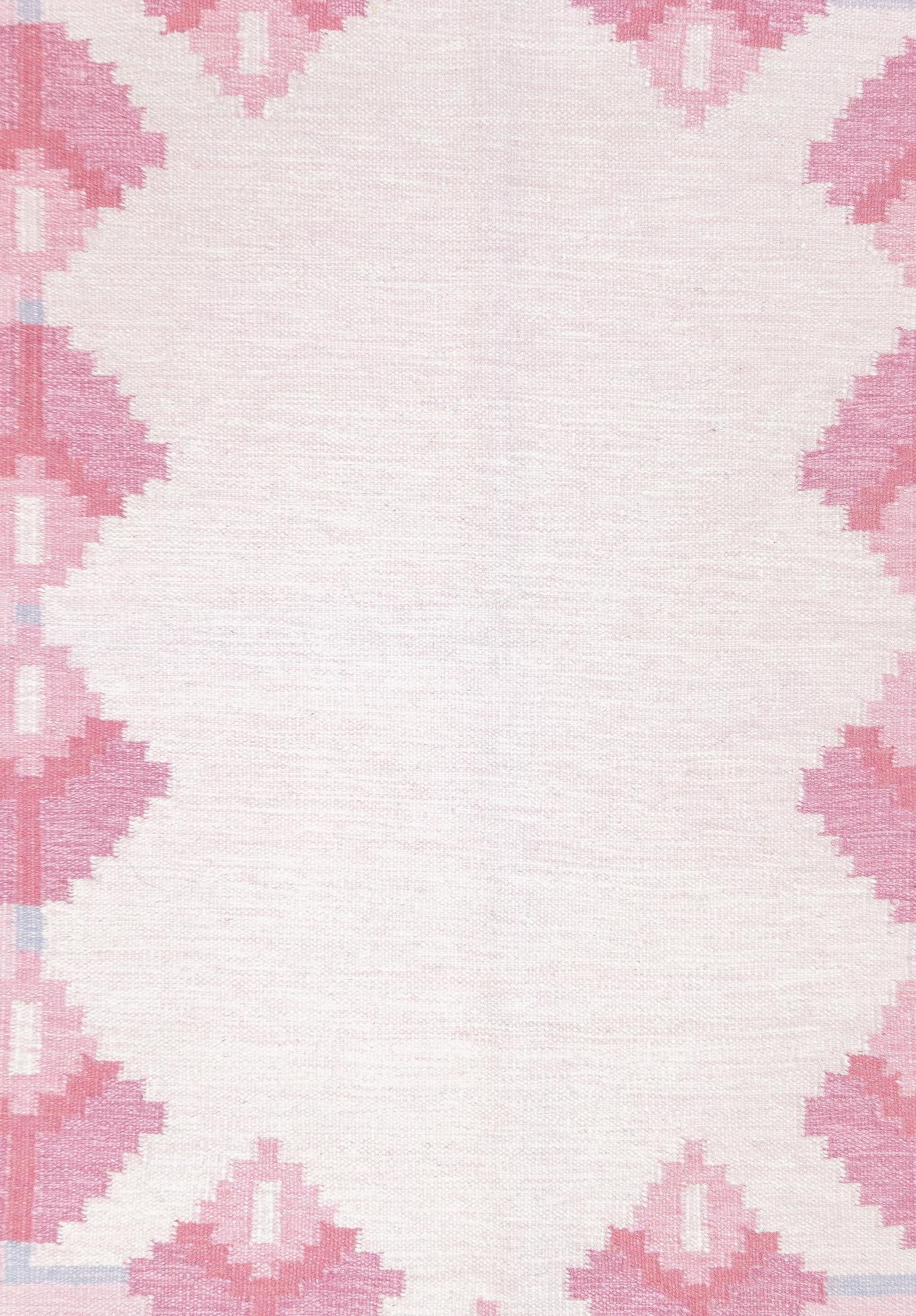 Fine Vintage Swedish Kilim Rug 4'6'' x 6'6'' In Excellent Condition For Sale In New York, NY