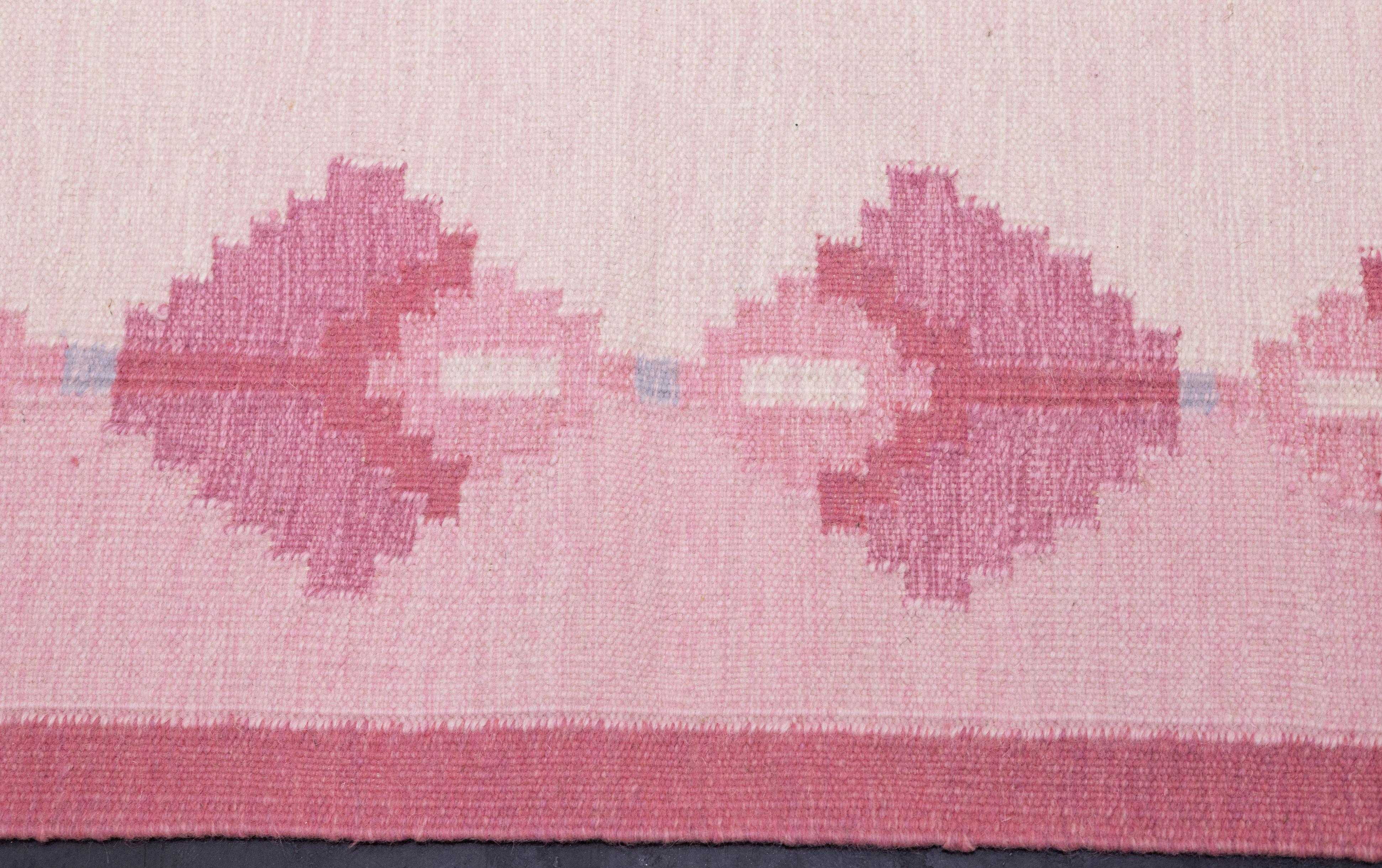 Fine Vintage Swedish Kilim Rug 4'6'' x 6'6'' For Sale 4
