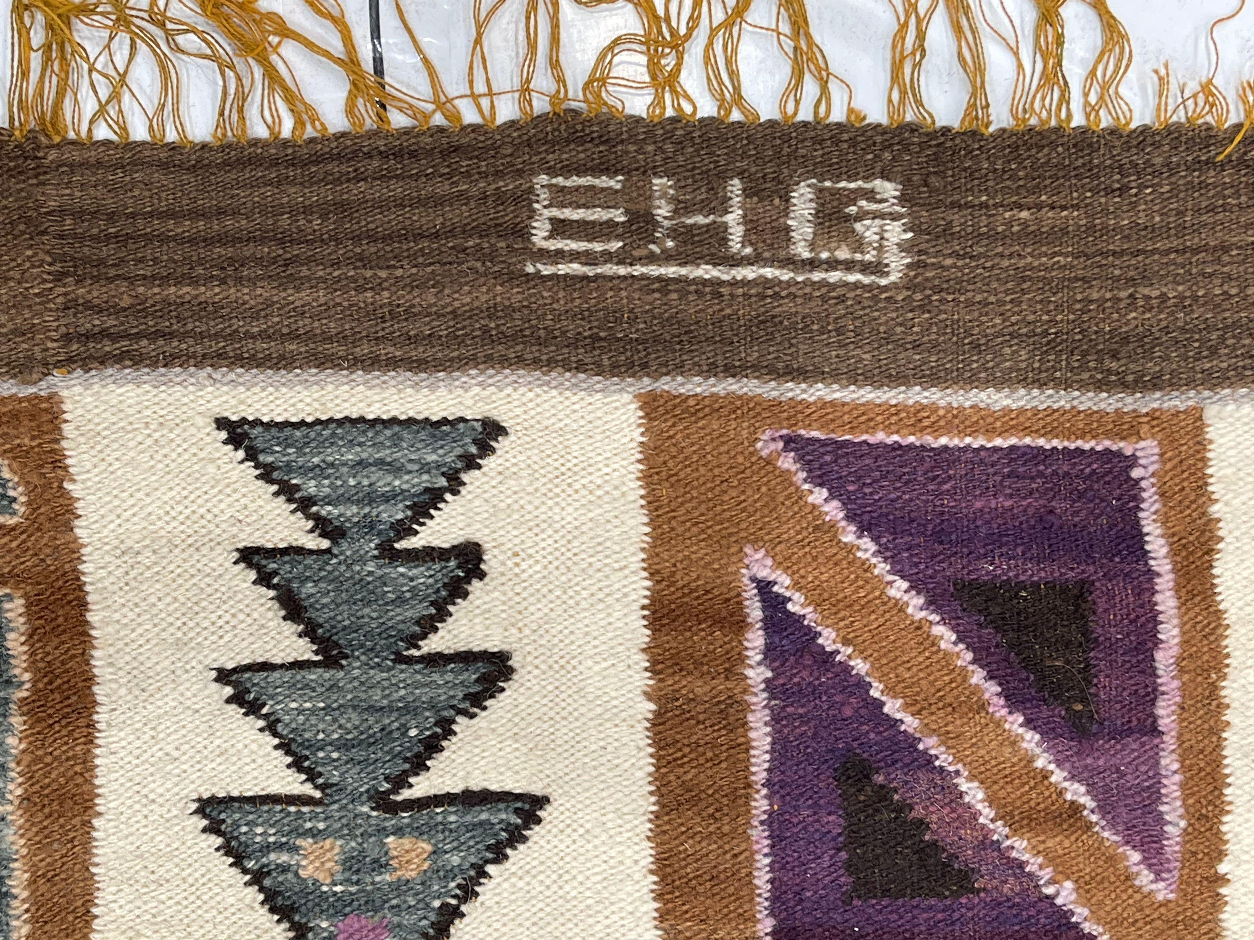 Laine Rug & Kilim suédois en laine 3'7