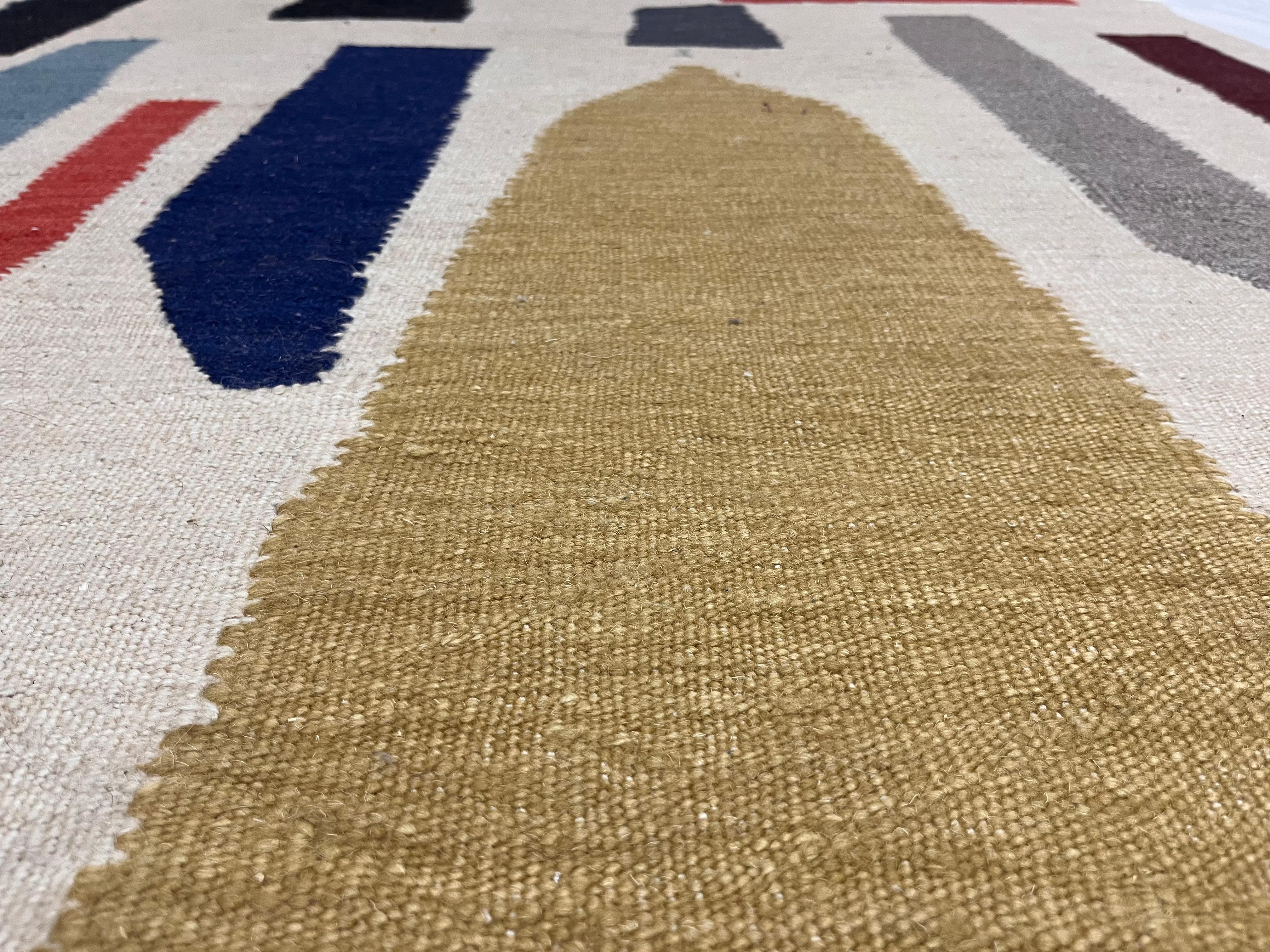 Fine Rug & Kilim svedese vintage in lana 6'1