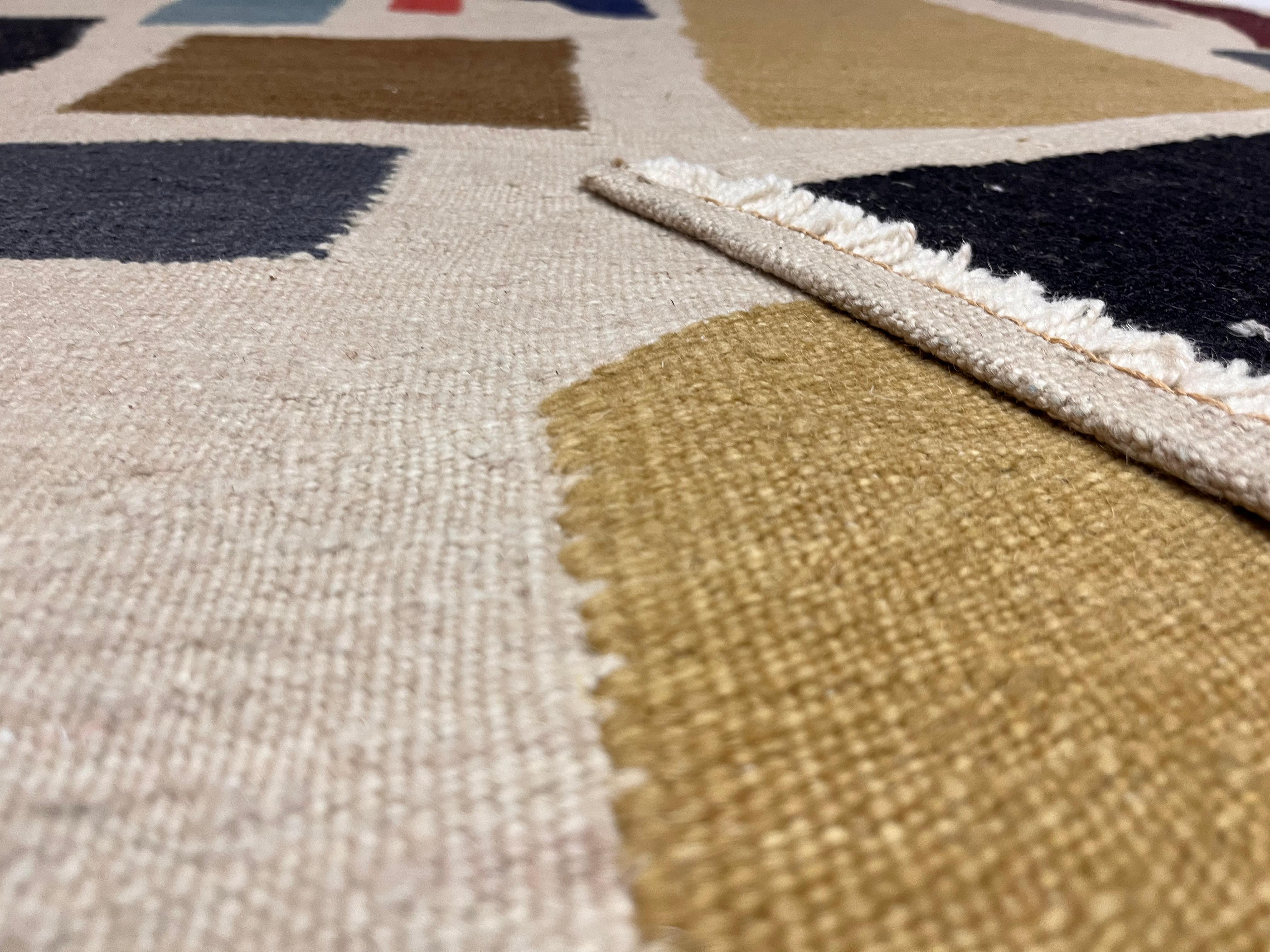 Fine Rug & Kilim svedese vintage in lana 6'1