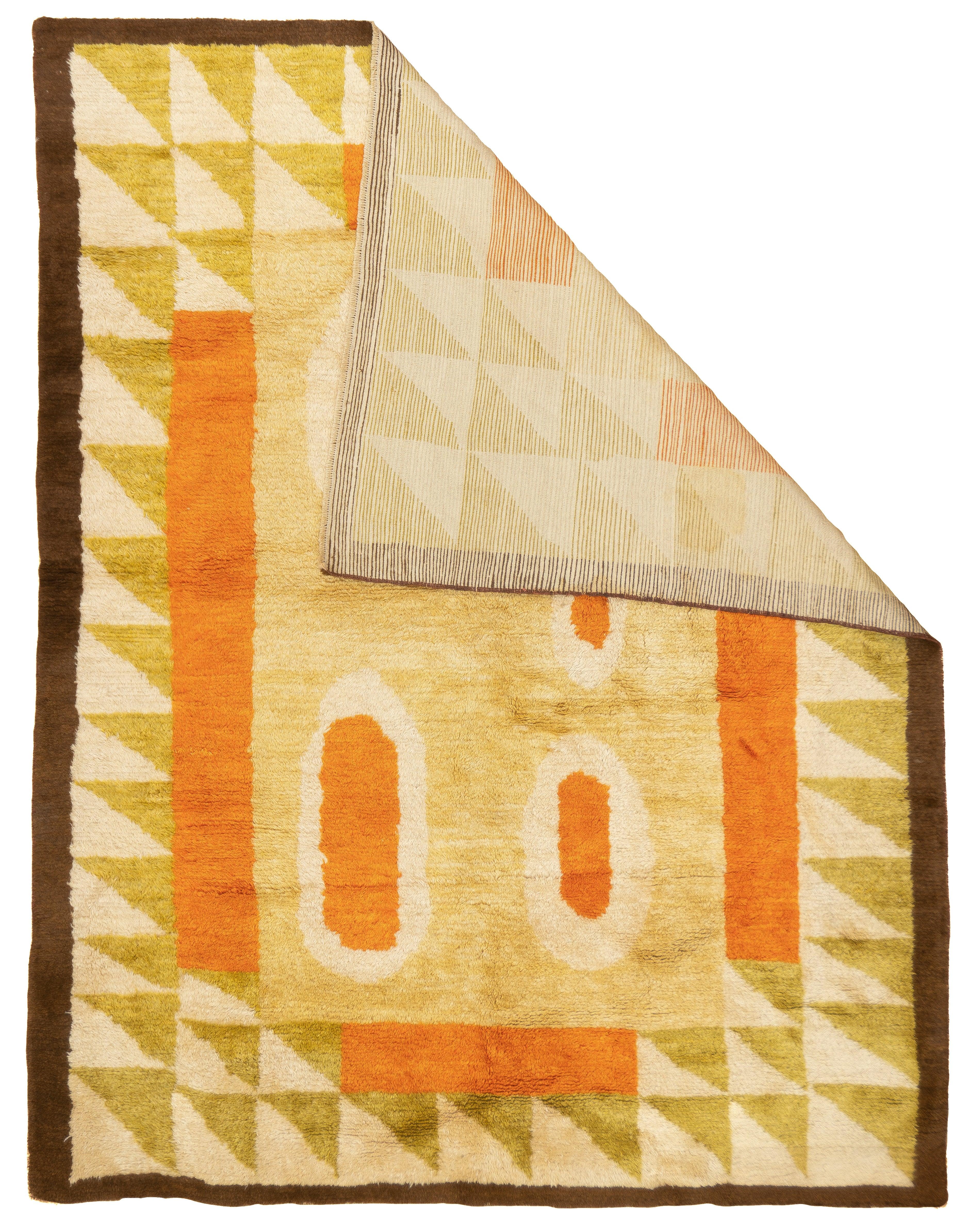 Fine Vintage Swedish Rug 5'4'' x 7'0