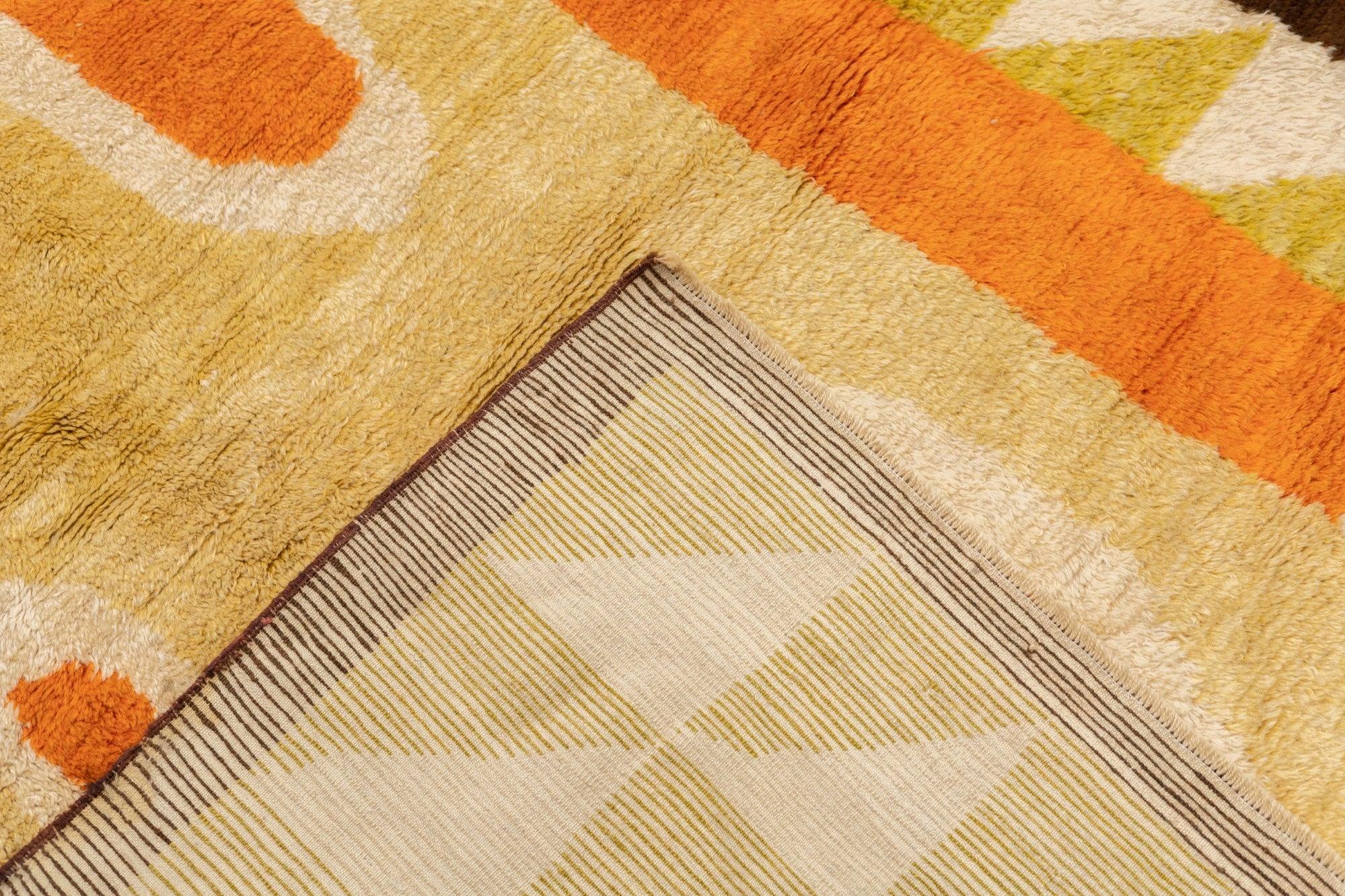 Fine Vintage Swedish Rug 5'4'' x 7'0
