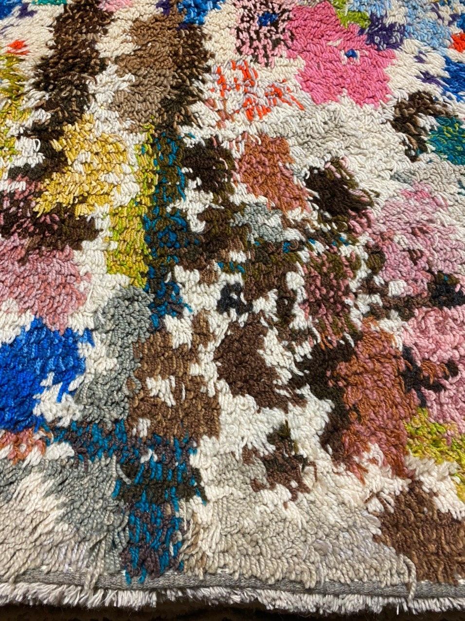 Fine Vintage Swedish Shag Rug/Carpet, Hand Knotted, circa 1950s In Excellent Condition In New York, NY