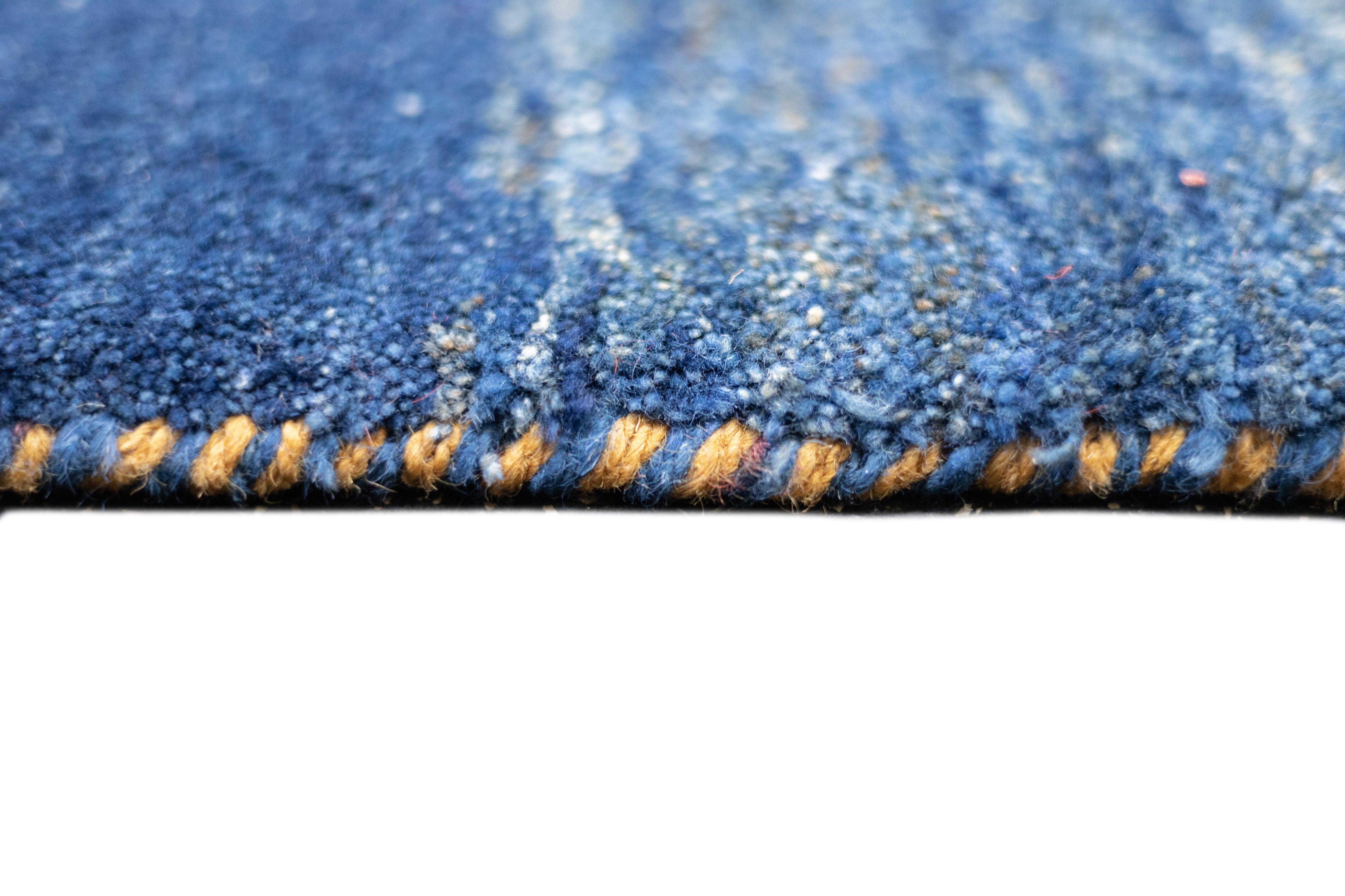 Fine Vintage Tribal Persian Gabbeh Rug 6'3'' x 9'3'' For Sale 2