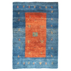 Fina Alfombra Vintage Tribal Persa Gabbeh 6'3'' x 9'3''