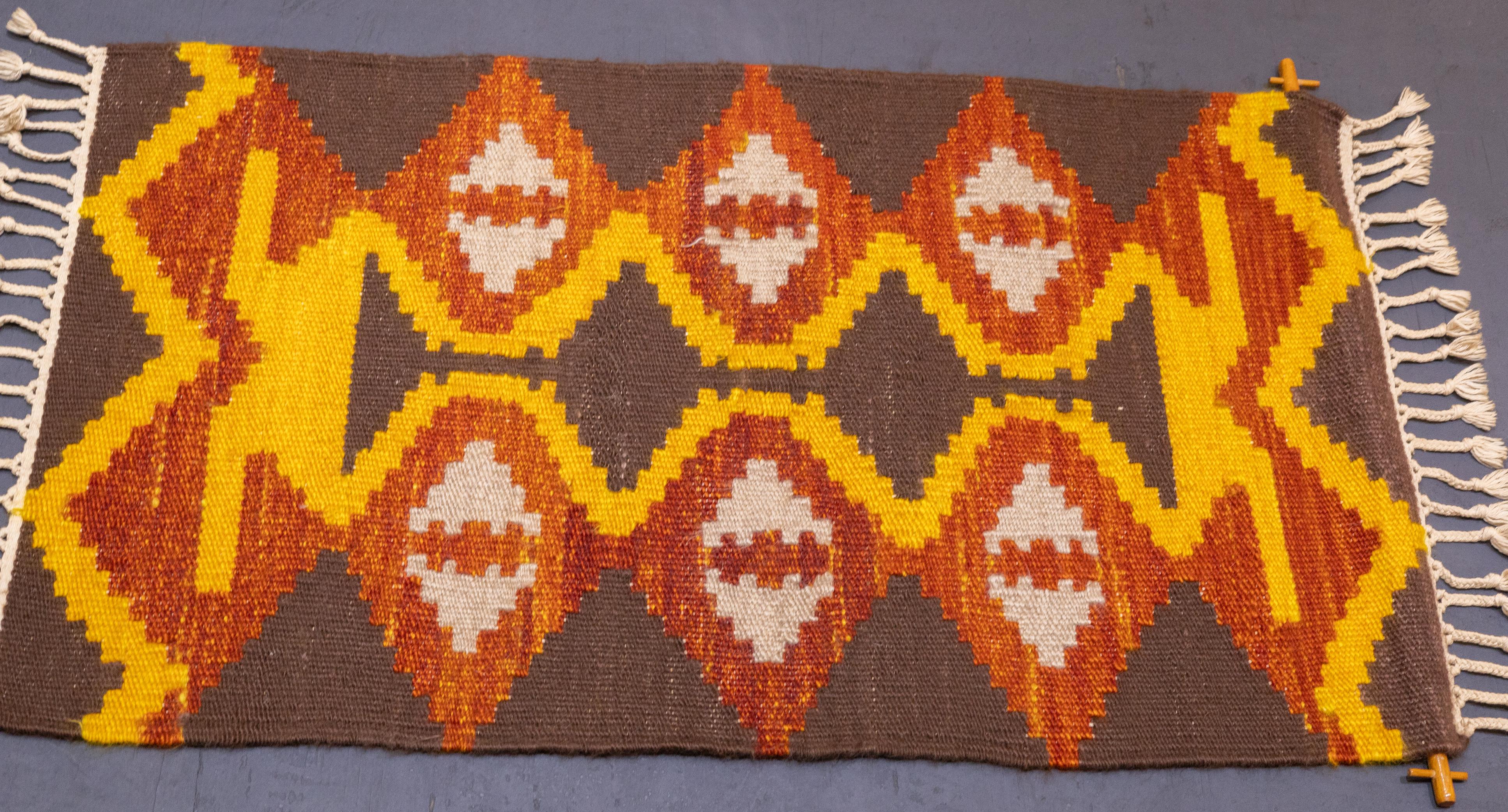 20th Century Fine Vintage Turkish Anatolian Kilim Wool Rug 2'2'' x 3'8'' For Sale