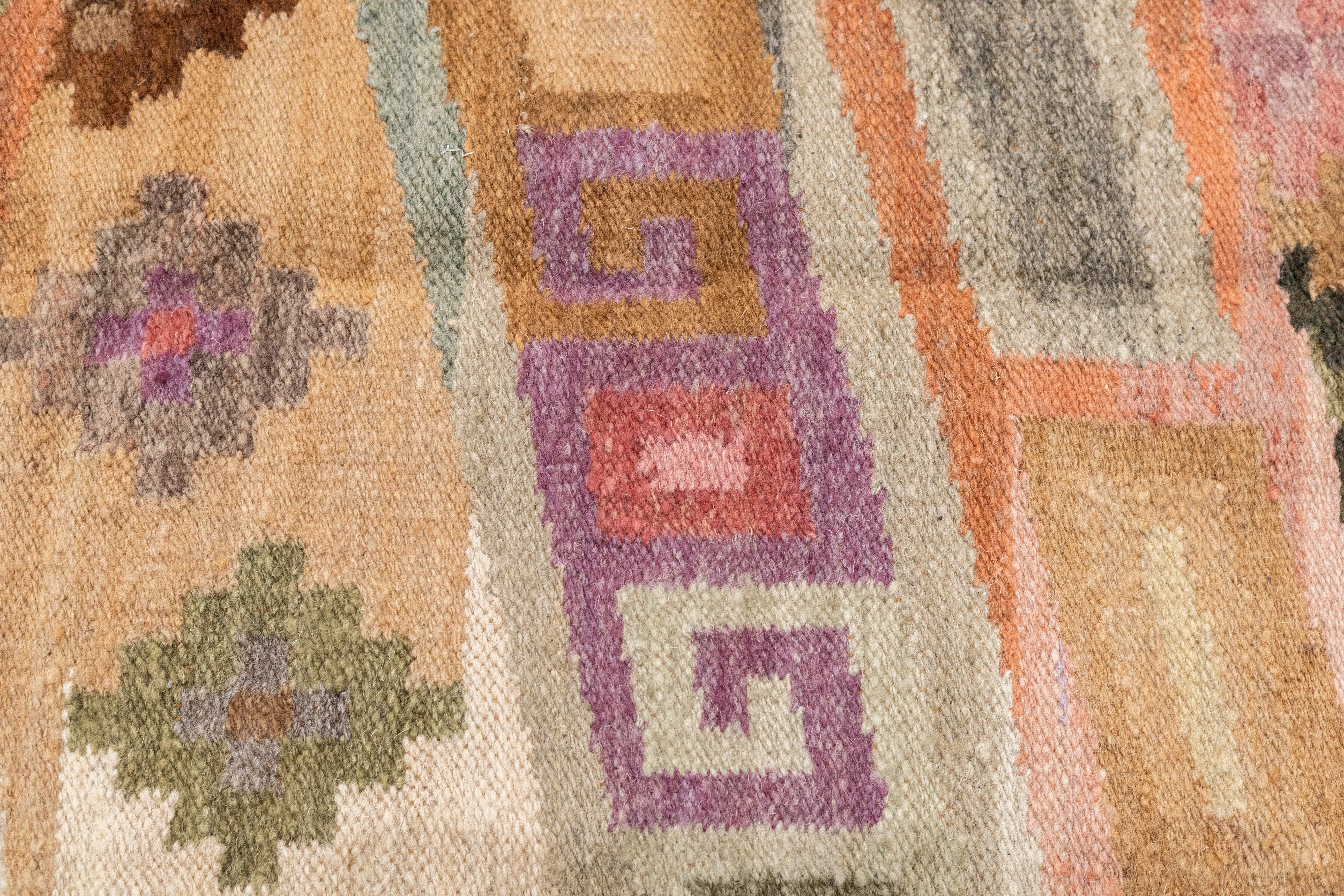 Fine Vintage Turkish Kilim Rug  4'0
