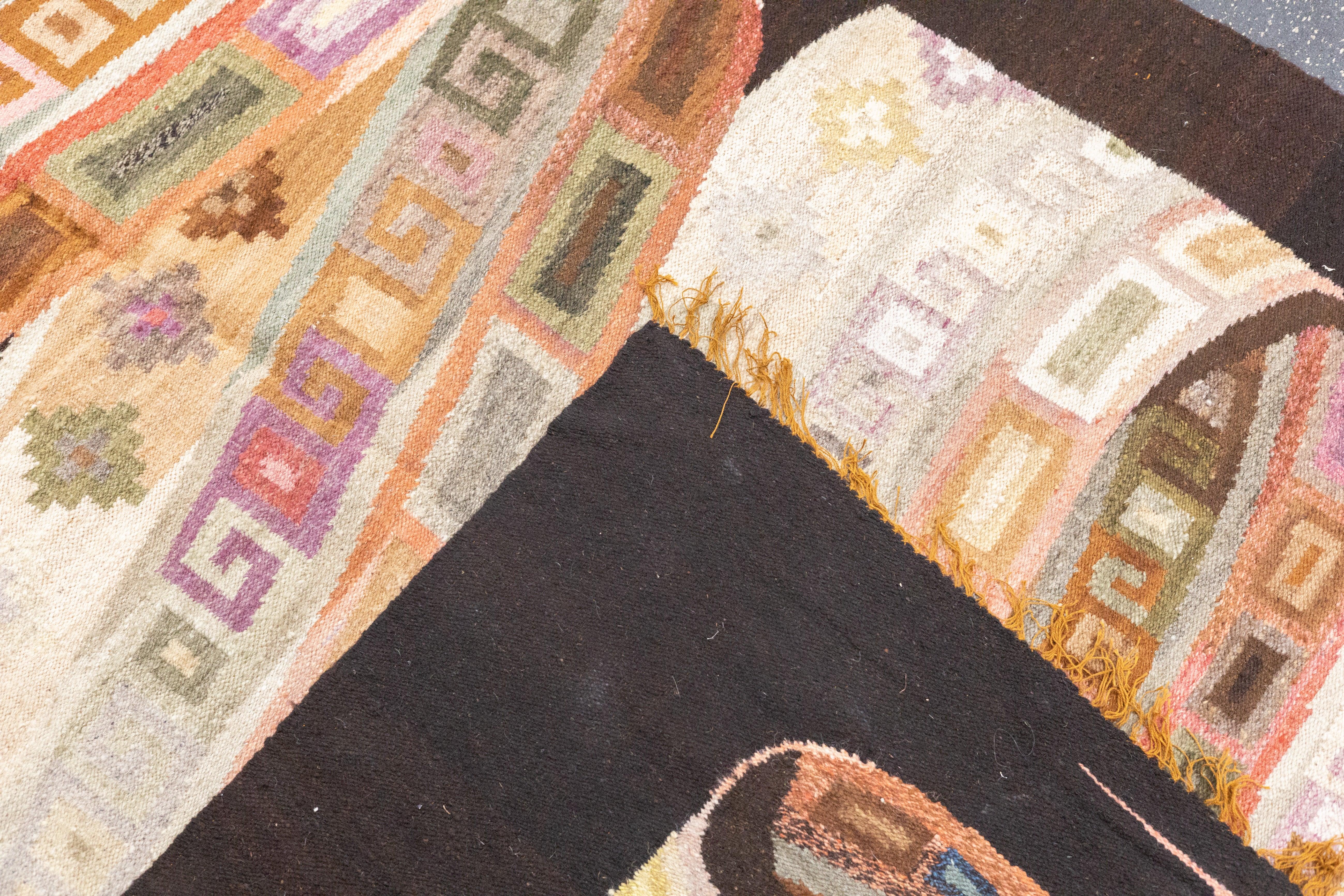 Fine Vintage Turkish Kilim Rug  4'0