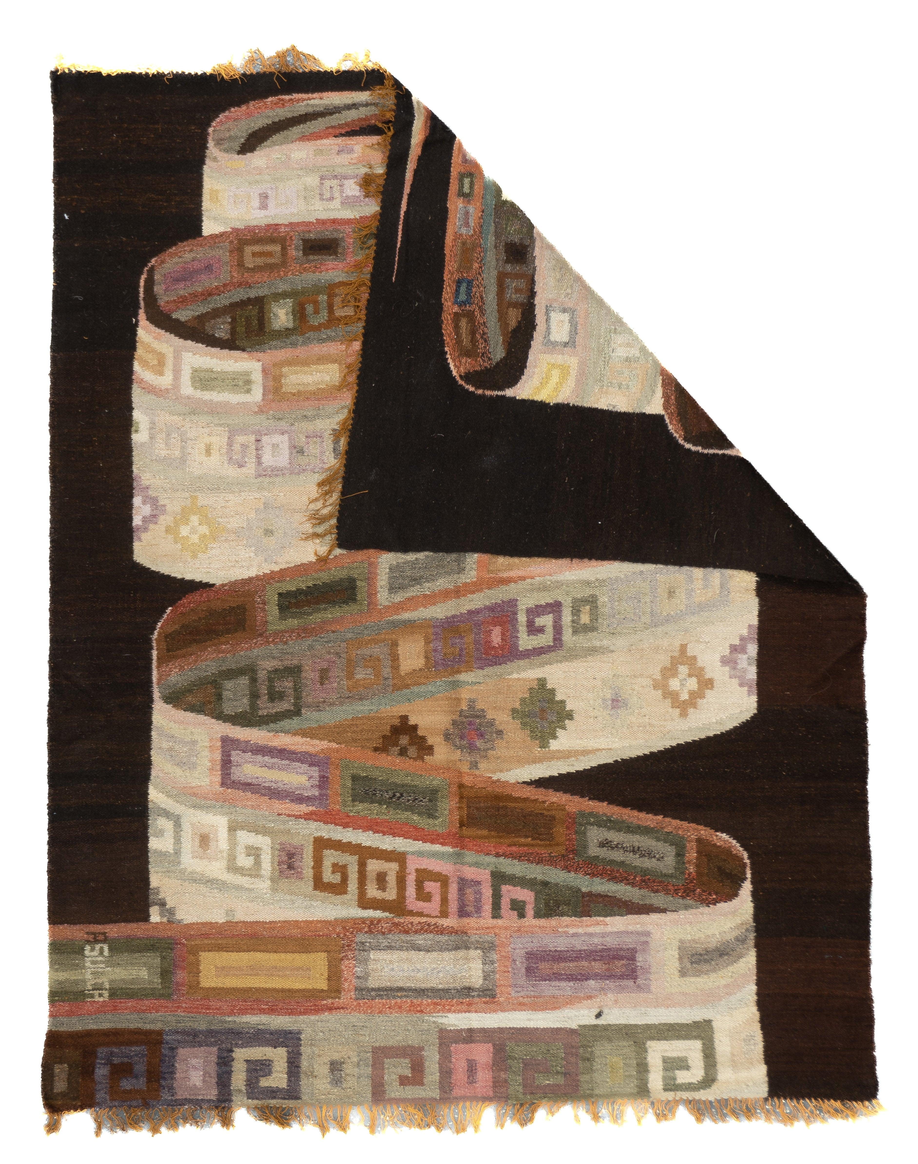 Fine Vintage Turkish Kilim Rug  4'0