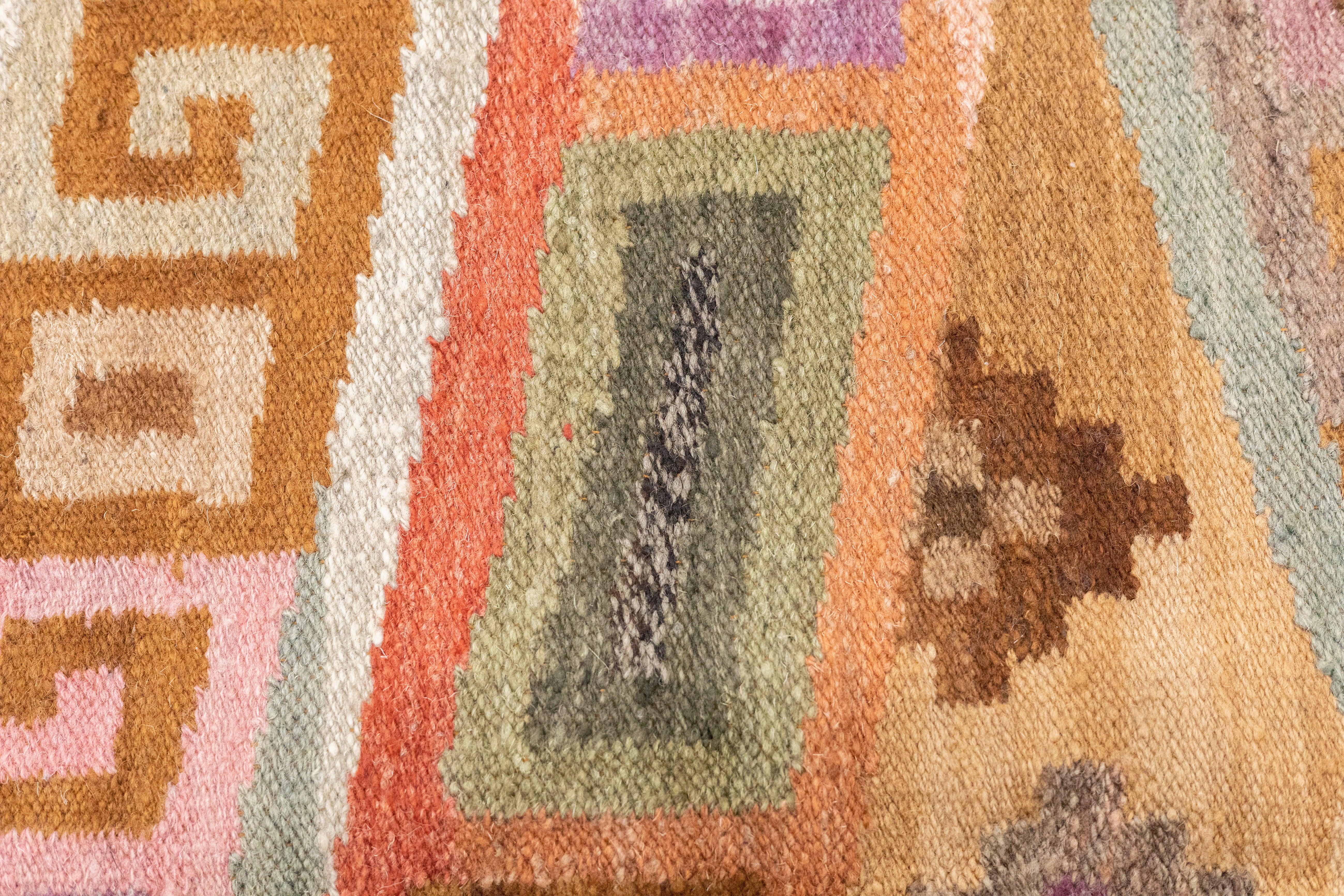 Fine Vintage Turkish Kilim Rug  4'0