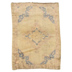 Fine Vintage Turkish Oushak 3'8" x 5'0"