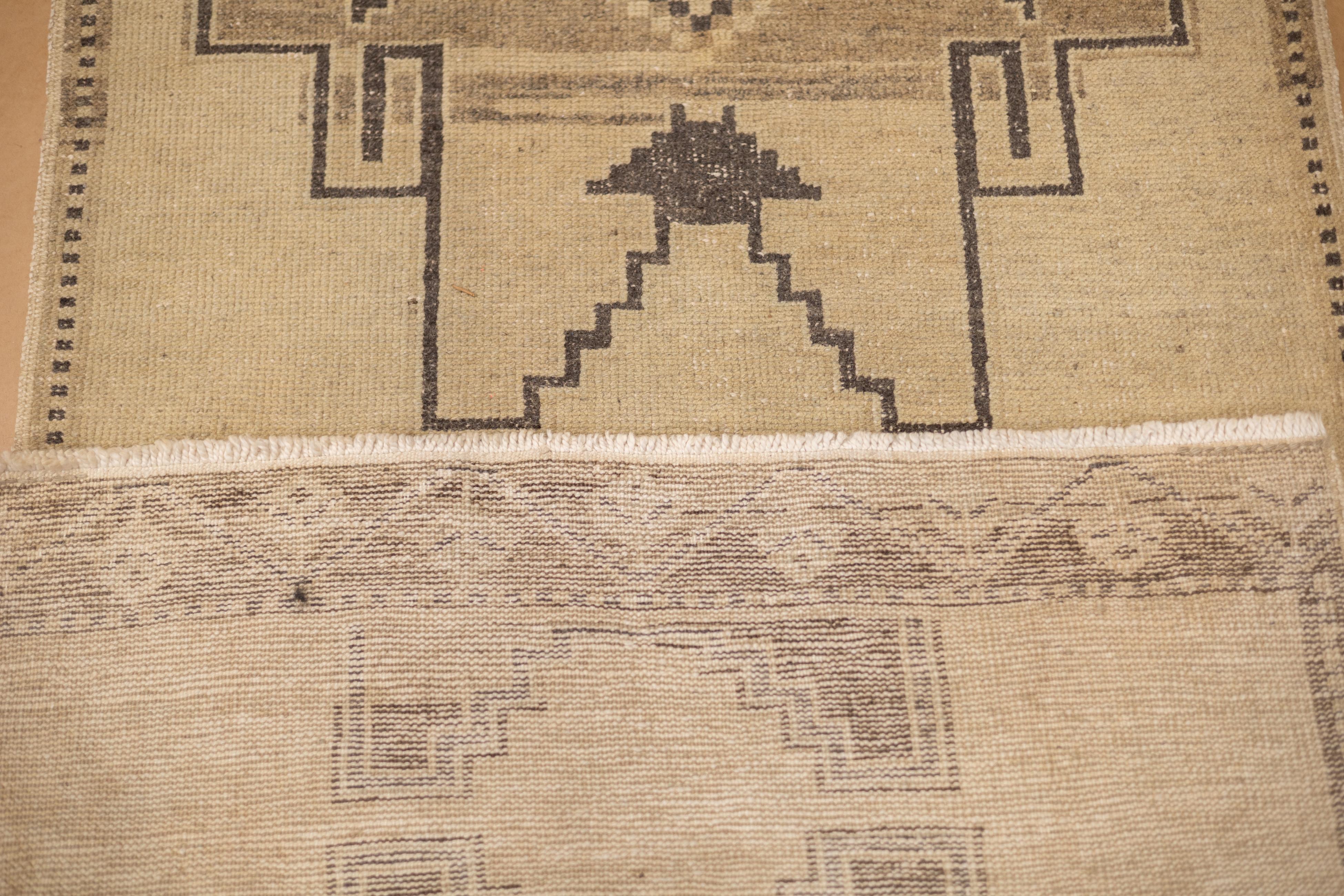 Tappeto lungo Oushak turco d'epoca 2'10'' x 12'7'' in vendita 3