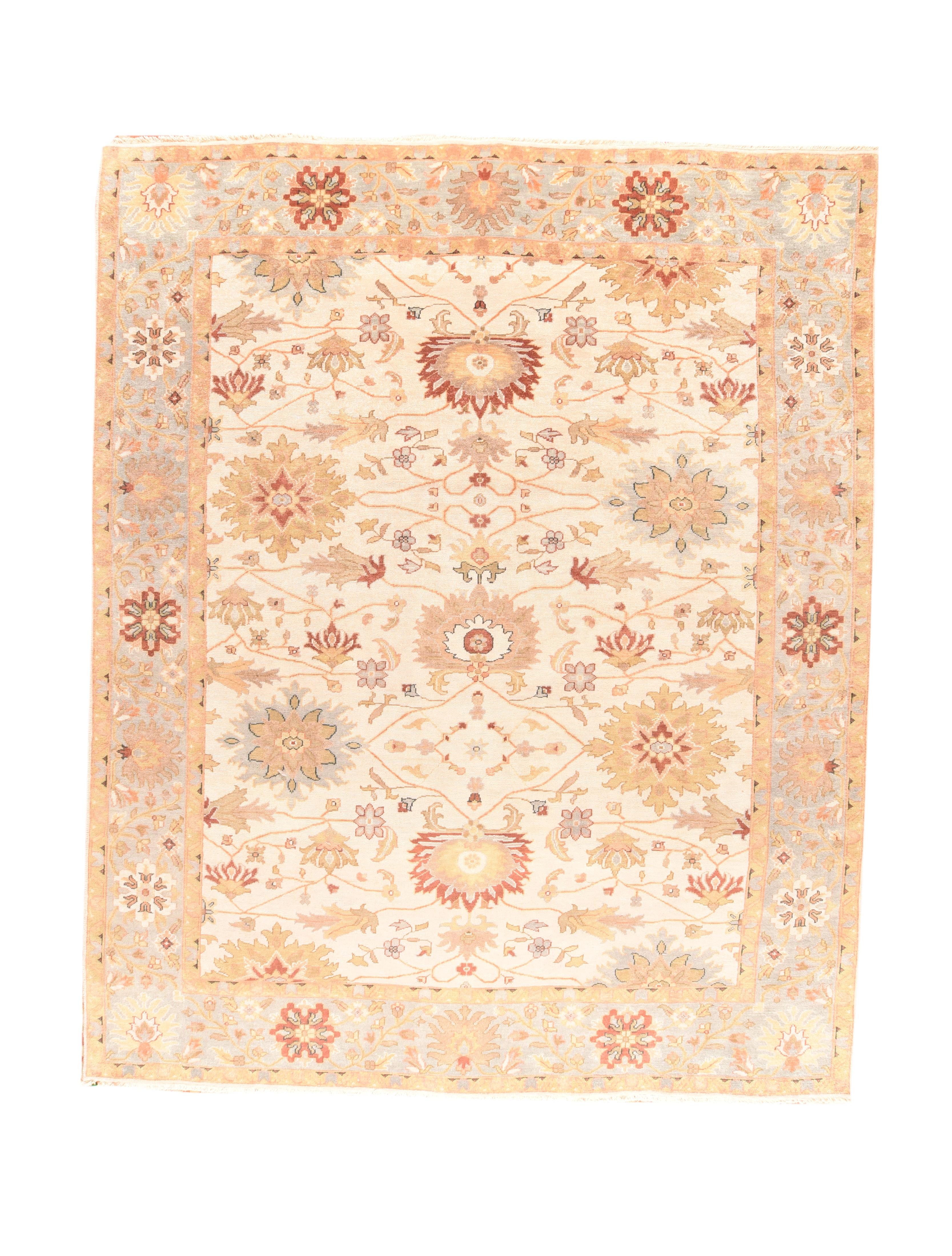 Oushak-Teppich 9'3'' x 12'3'' (Handgeknüpft) im Angebot