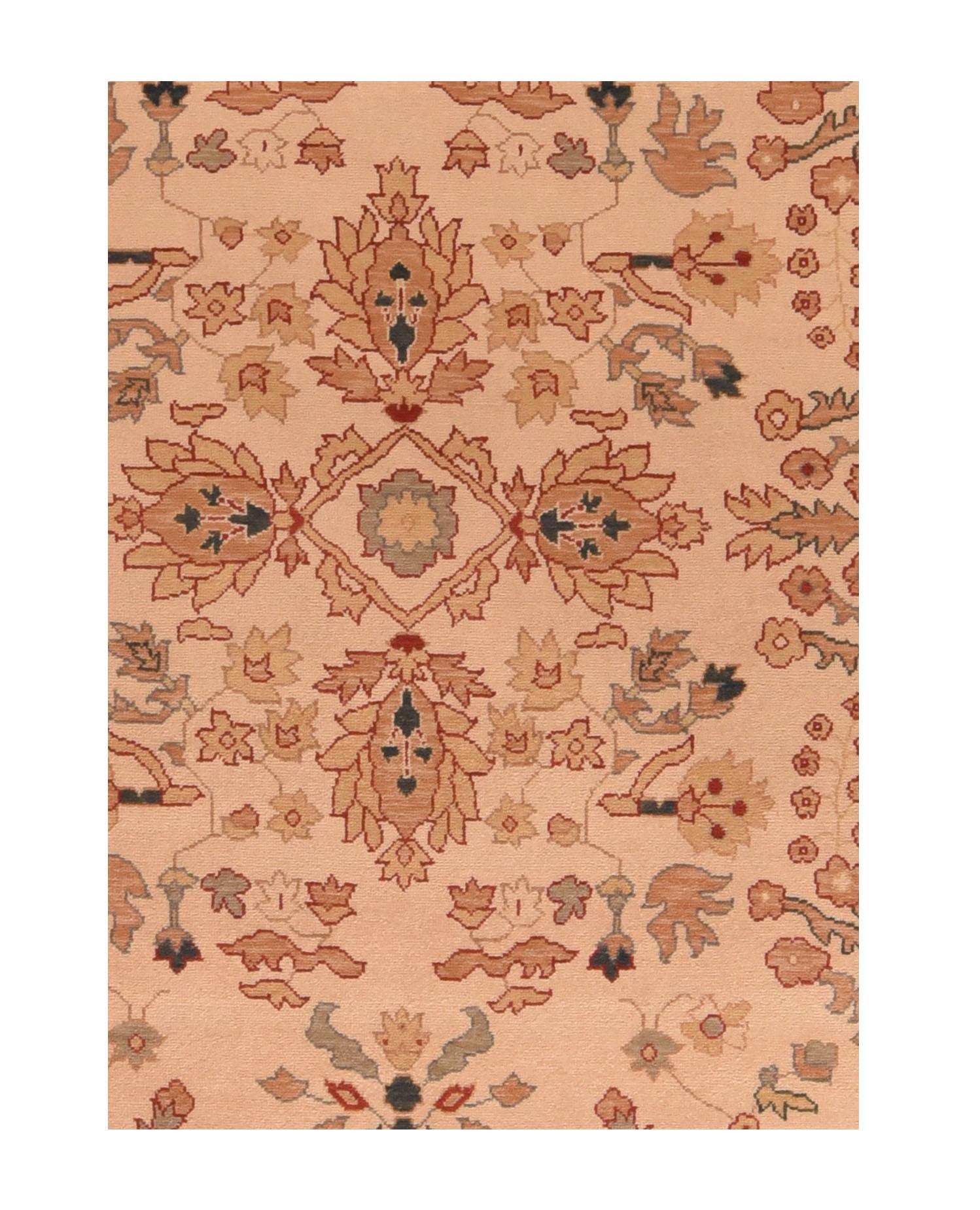 Oushak-Teppich im Vintage-Stil 10' x 14' (Türkisch) im Angebot