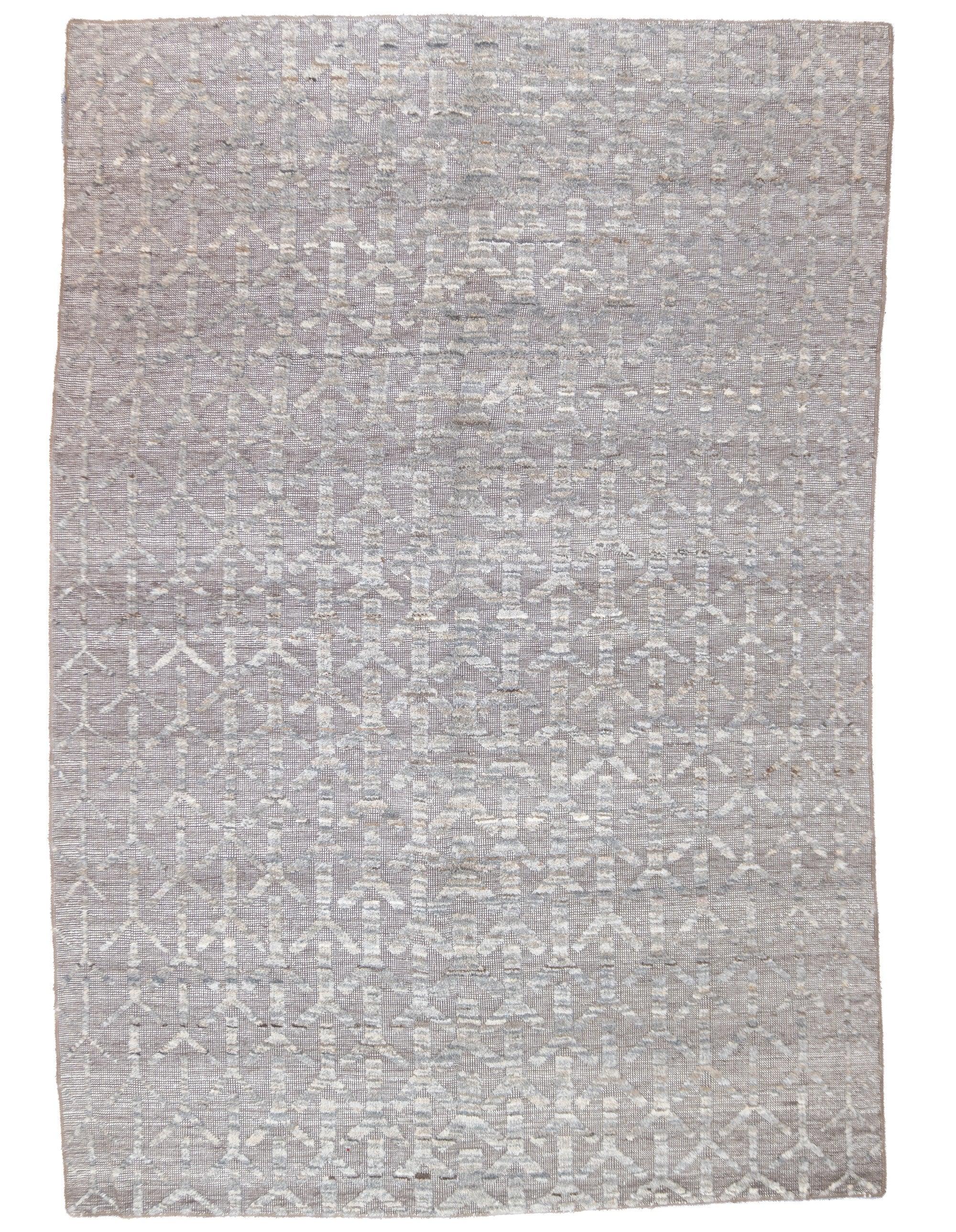 Türkischer Oushak-Wollteppich im Vintage-Stil 5'7'' x 8'1'' im Zustand „Hervorragend“ im Angebot in New York, NY