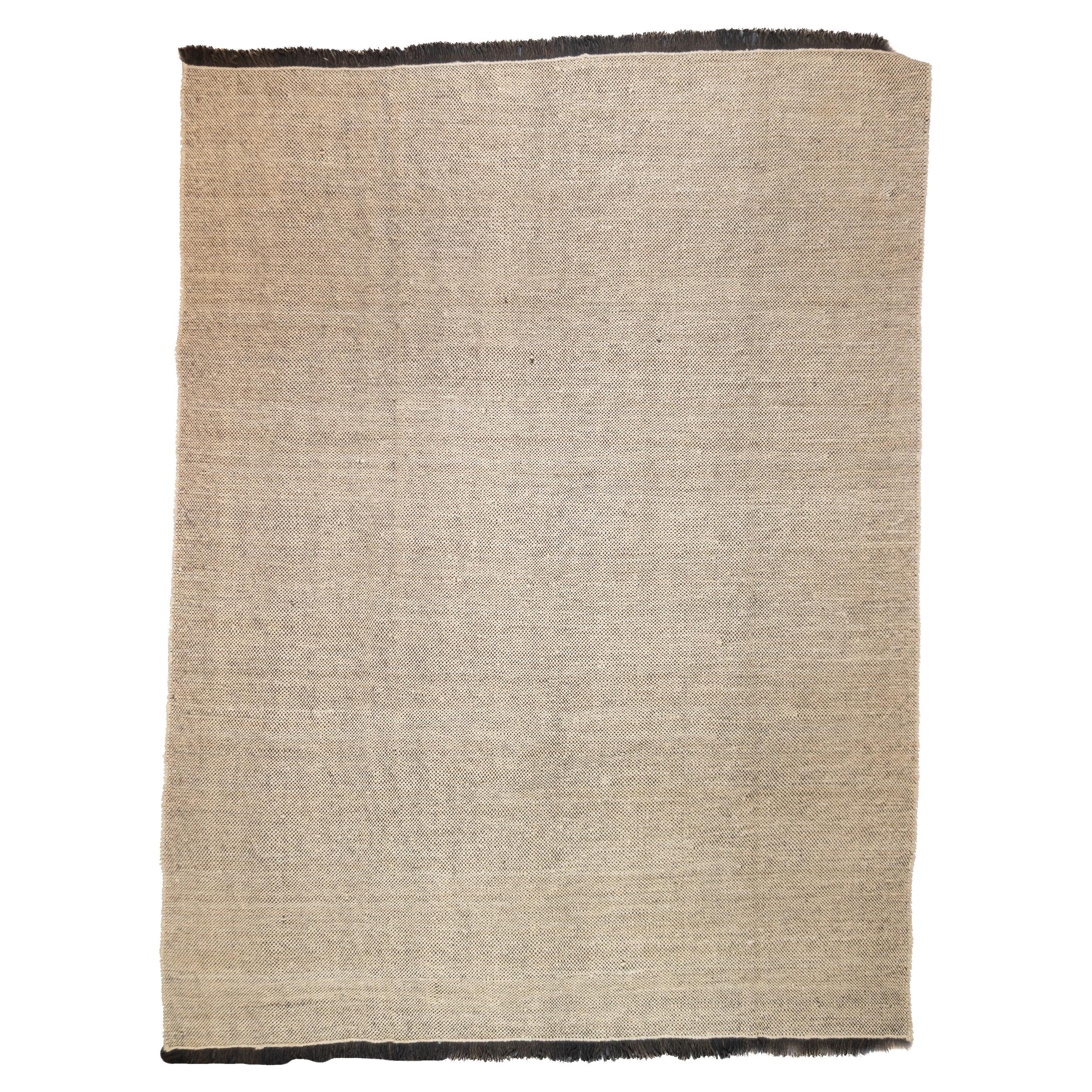 Türkische Oushak-Wolle im Vintage-Stil  Teppich 7'0" x 9'3''