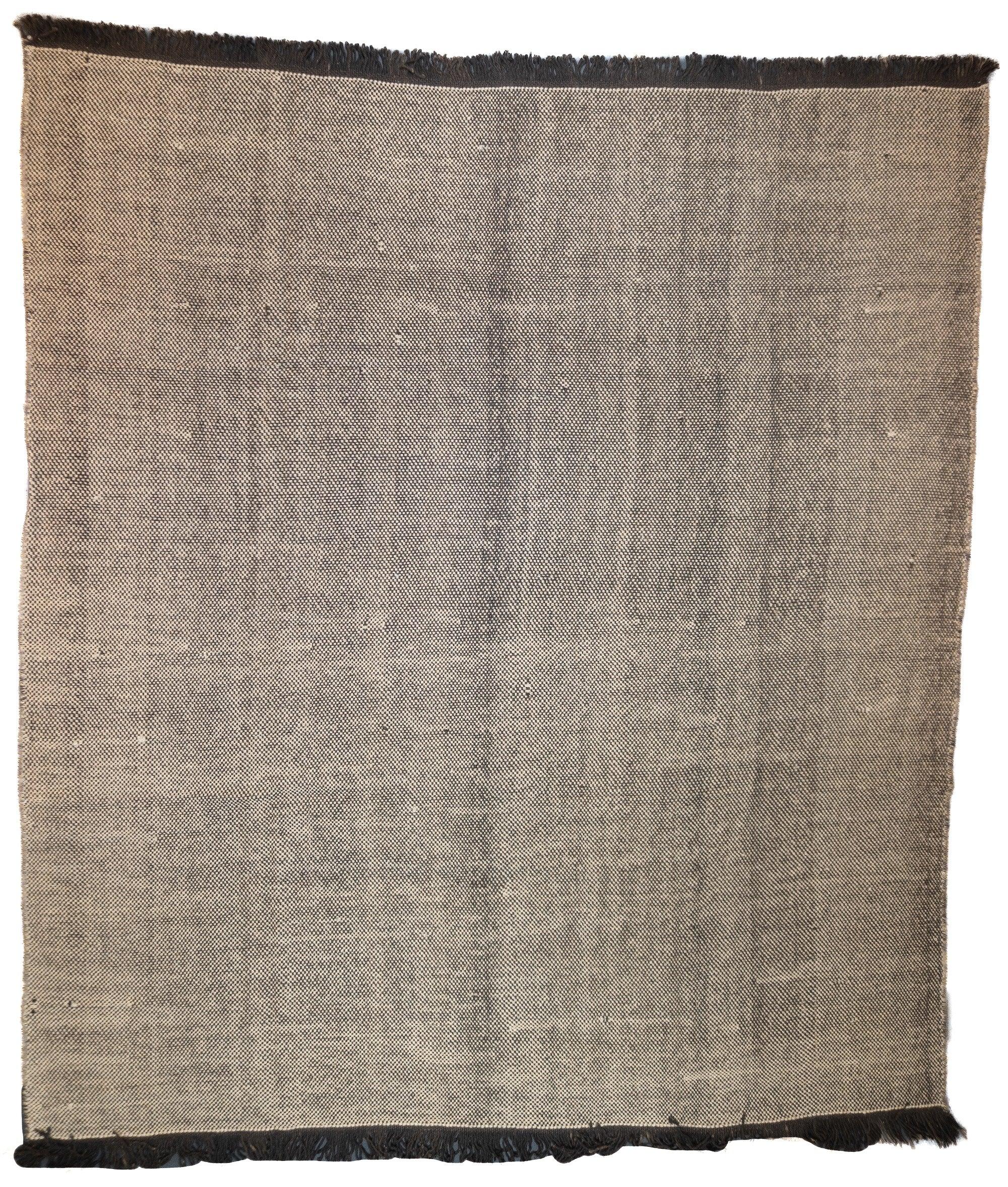 Türkischer Oushak-Wollteppich im Vintage-Stil 7'10'' x 9'0