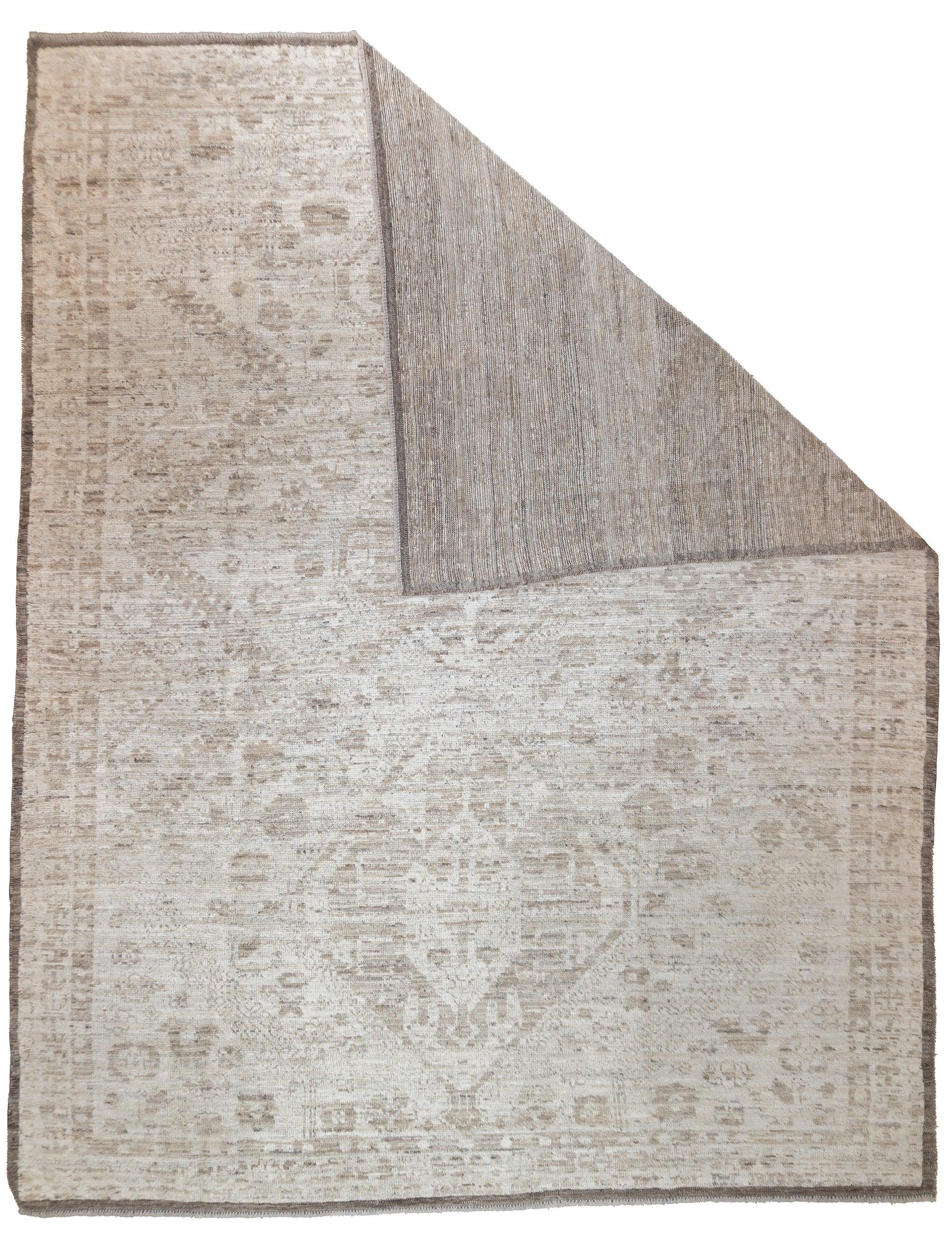 Fine Vintage Turkish Oushak Wool Rug 8'1'' x 10'4''.