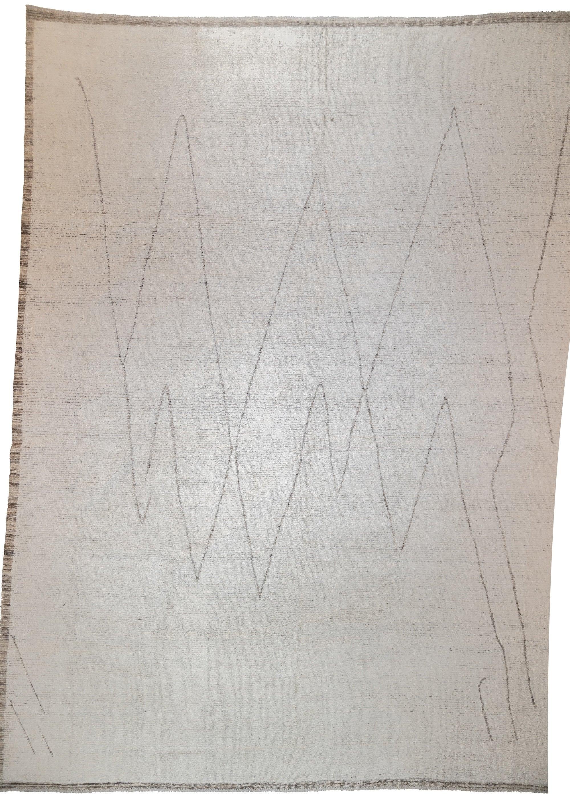 Turco Tappeto vintage in lana Oushak 8'11'' x 11'9'' in vendita