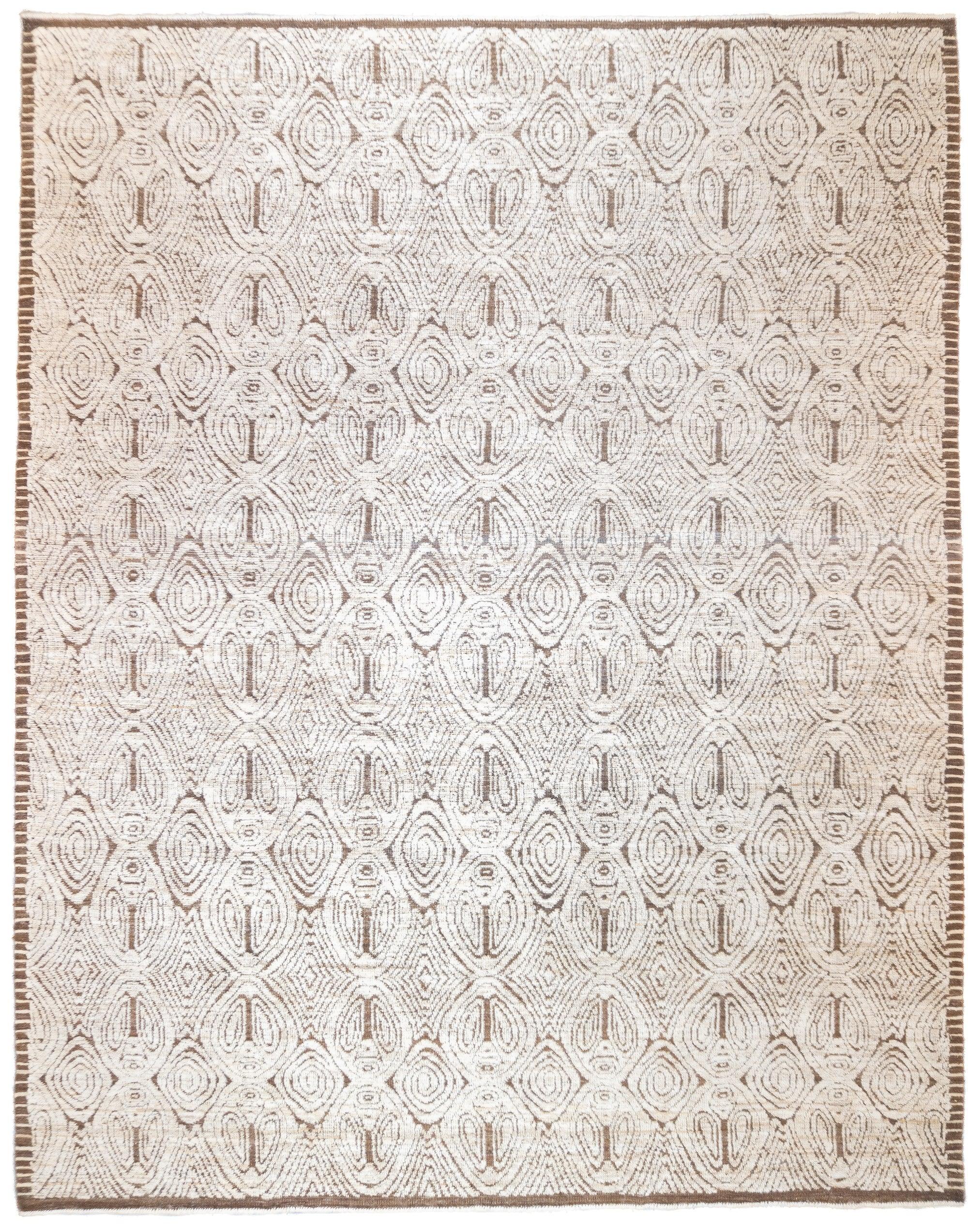 Türkischer Oushak-Wollteppich im Vintage-Stil 8'2'' x 10'3'' im Zustand „Gut“ im Angebot in New York, NY