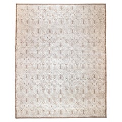 Fine Vintage Turkish Oushak Wool Rug 8'2'' x 10'3''