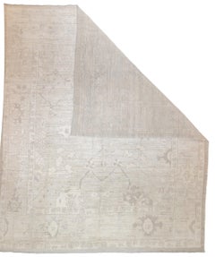 Tappeto in lana Oushak turco vintage 8'4'' x 10'