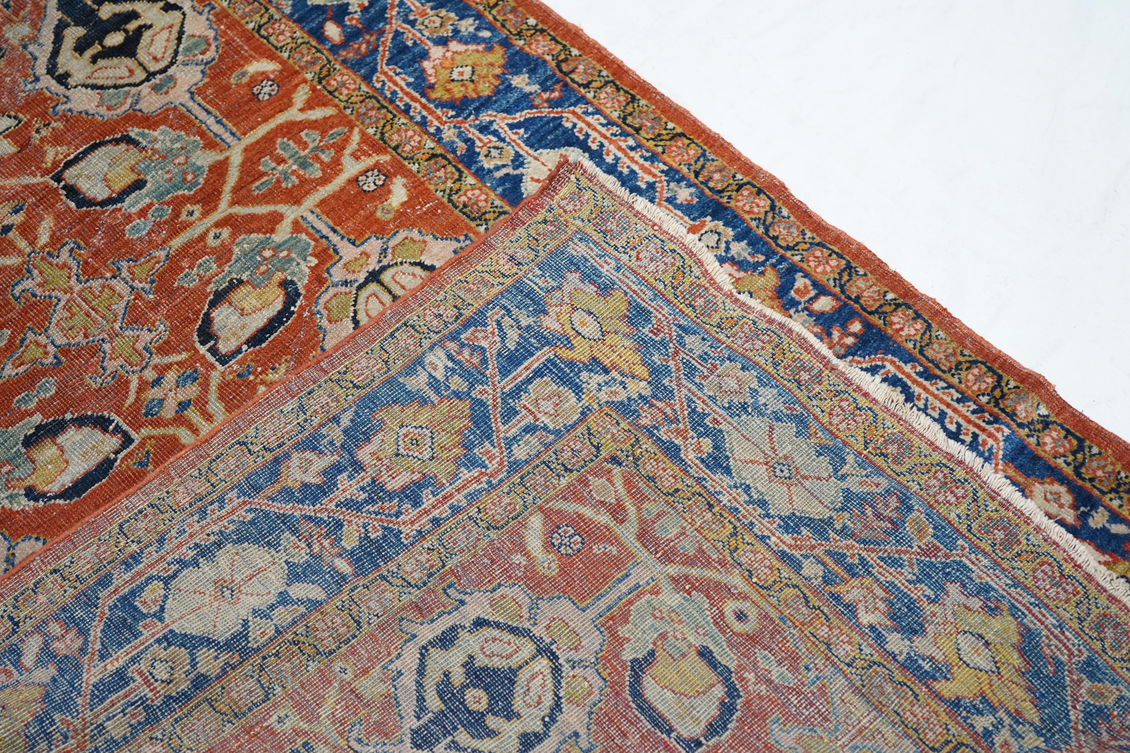 Alfombra Turca Fina Vintage 3'7'' x 10'5'' en venta 4