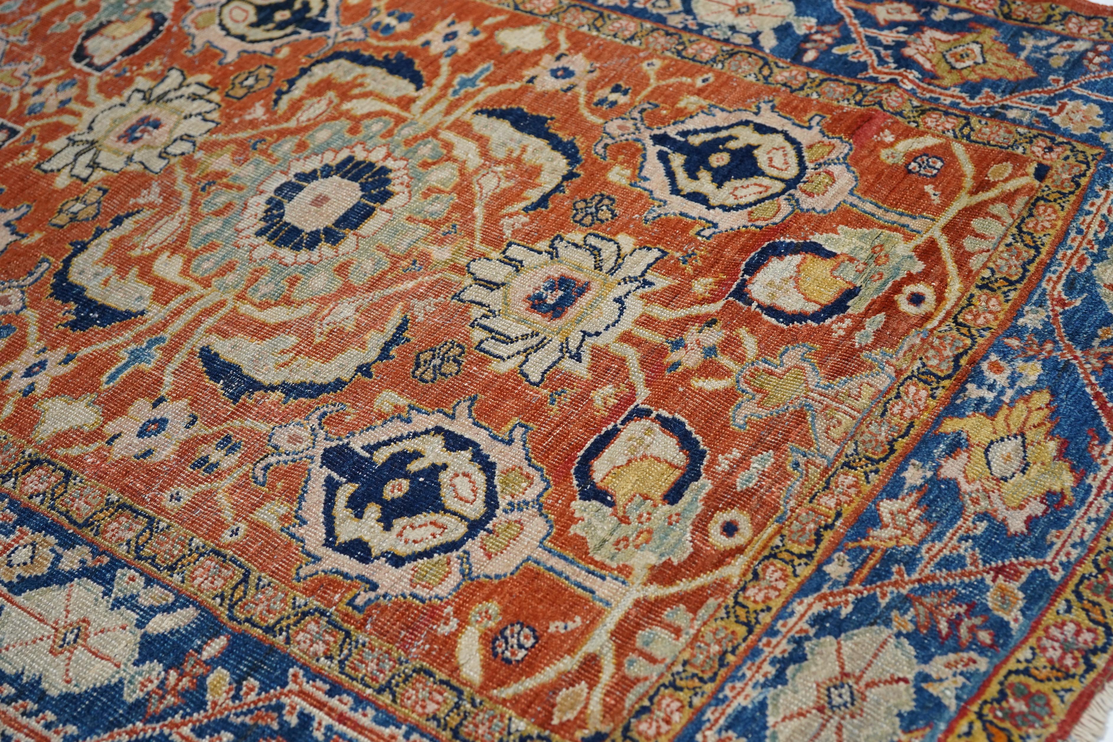 Alfombra Turca Fina Vintage 3'7'' x 10'5'' en venta 1
