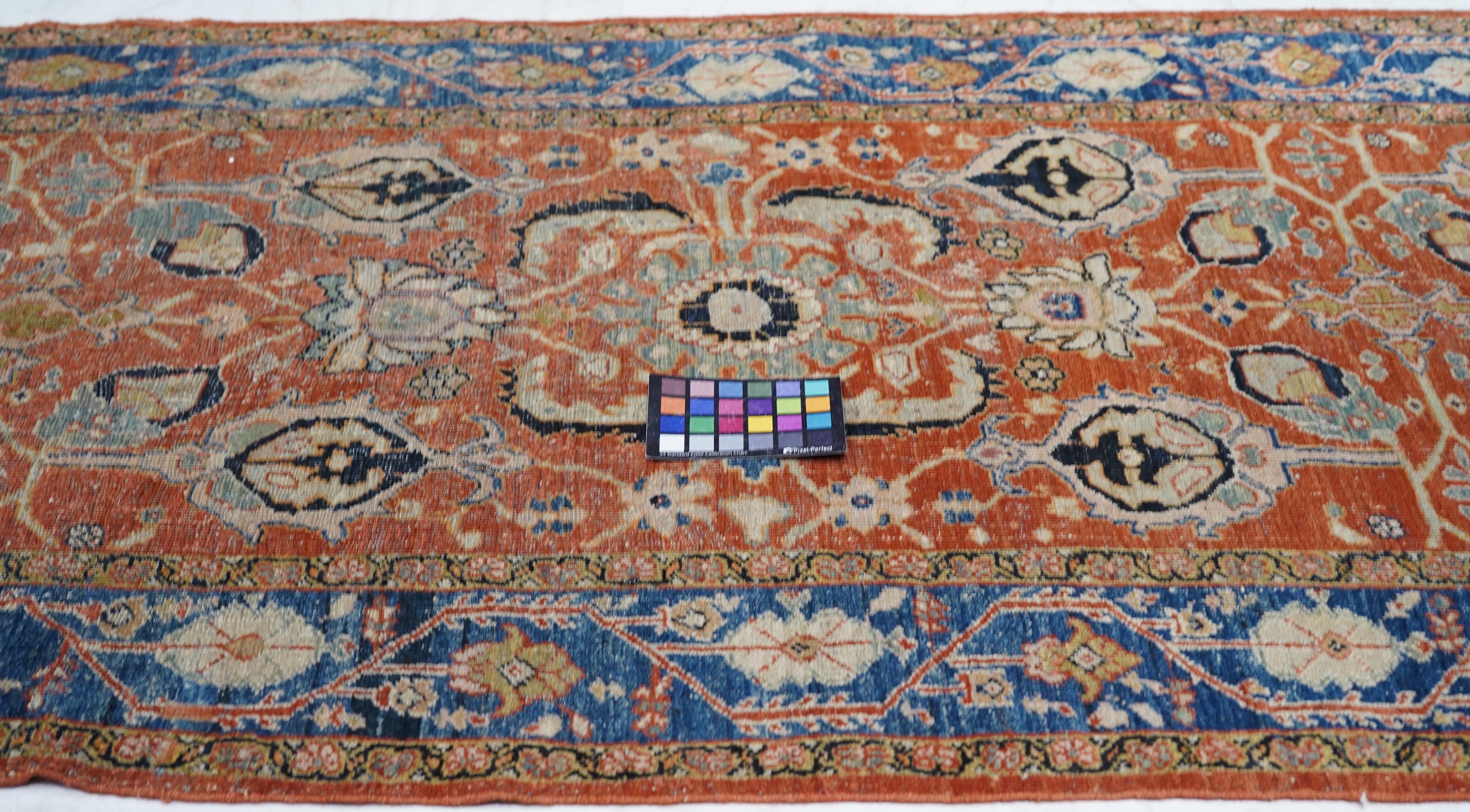 Alfombra Turca Fina Vintage 3'7'' x 10'5'' en venta 2