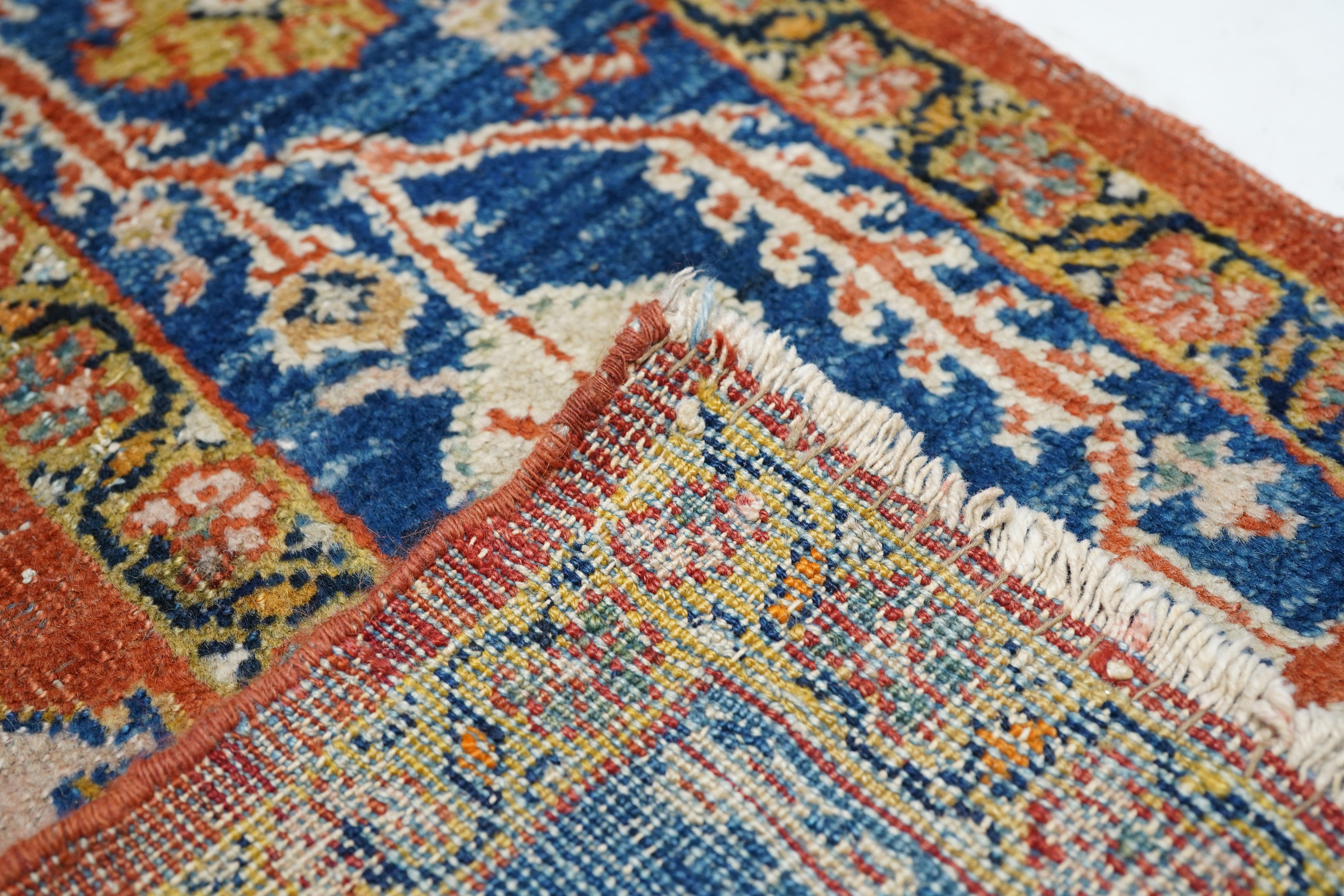 Alfombra Turca Fina Vintage 3'7'' x 10'5'' en venta 3