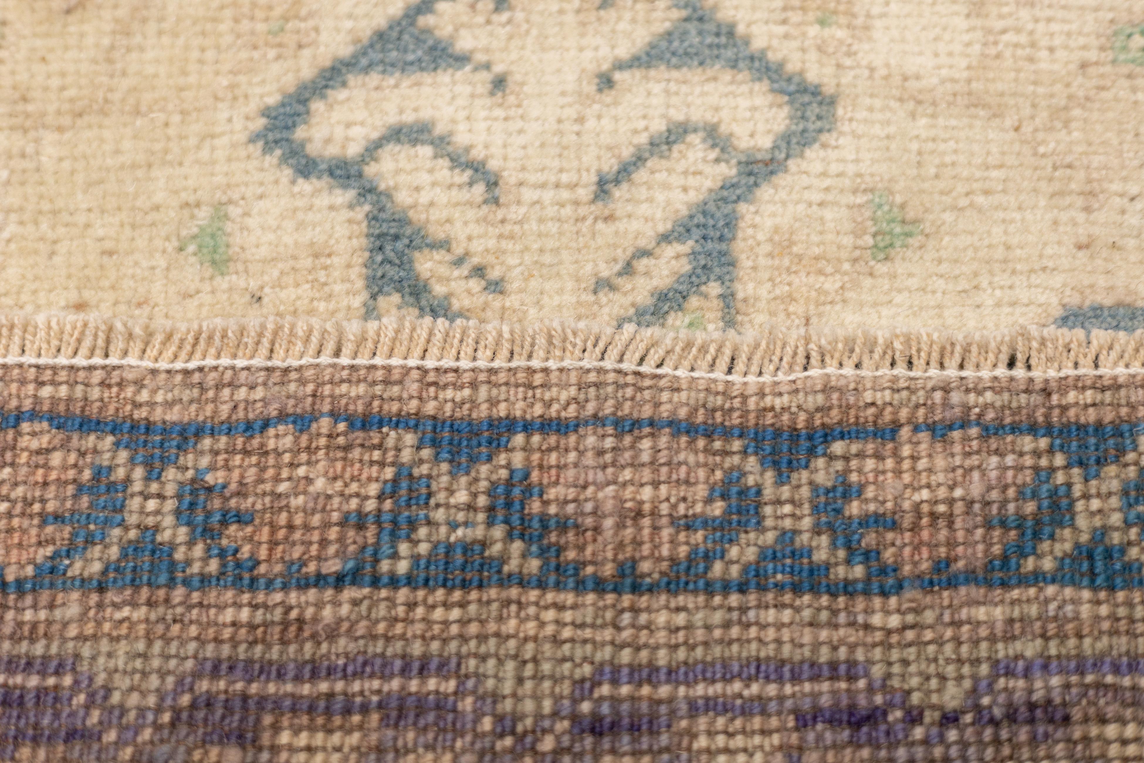 Alfombra fina de lana turca vintage 1'10'' x 3'4'' en venta 3